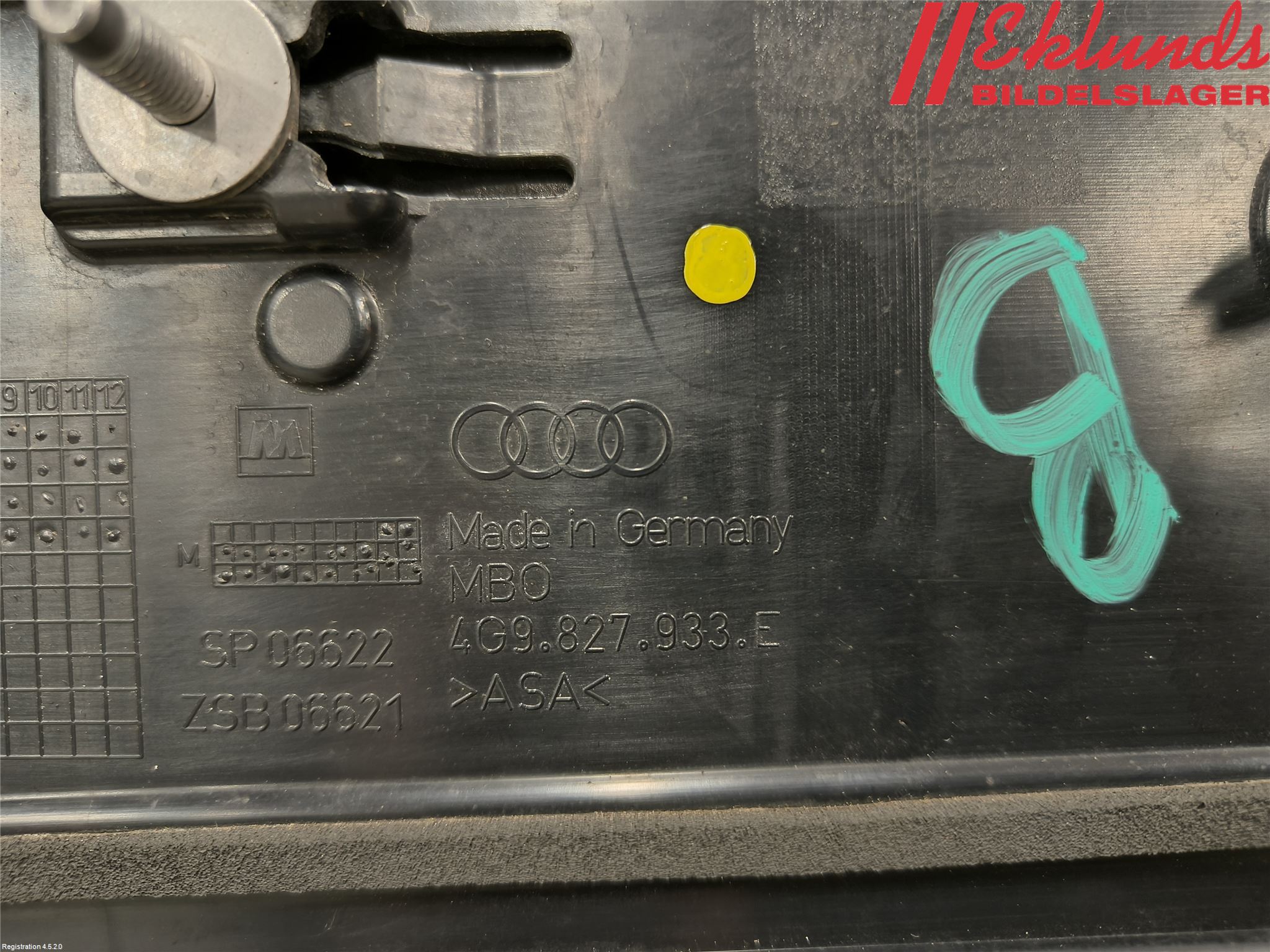 Audi A6/S6 4G 11-18 Spoiler Baklucka