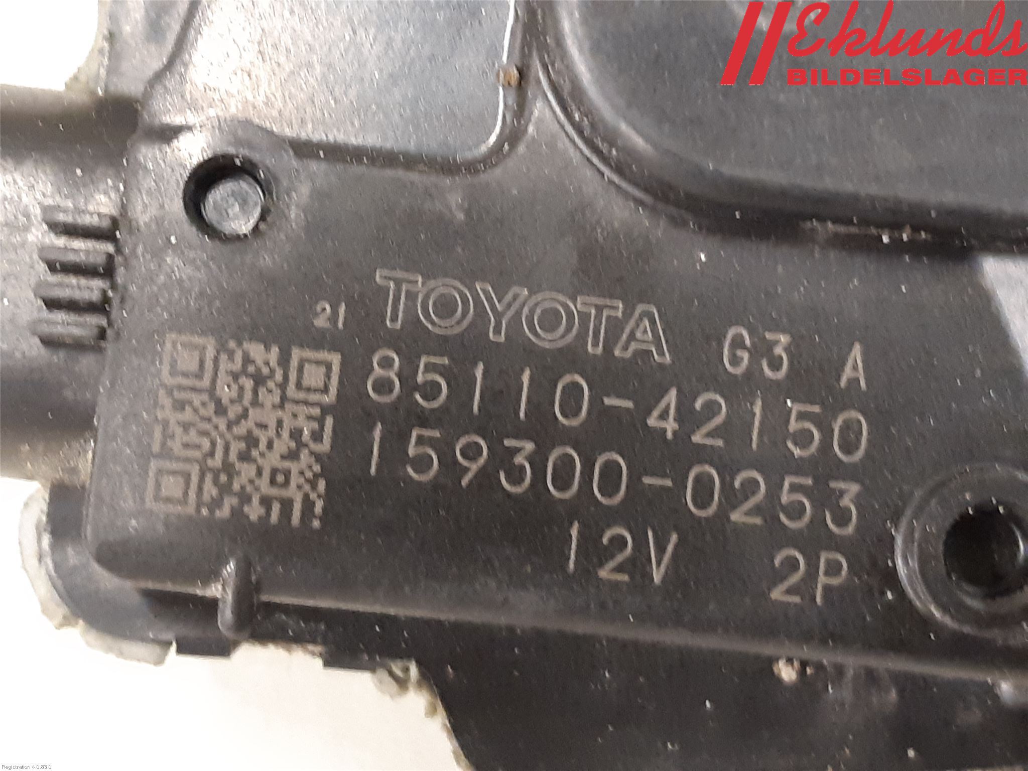 Toyota RAV 4 06-12 Torkarmotor Vindruta