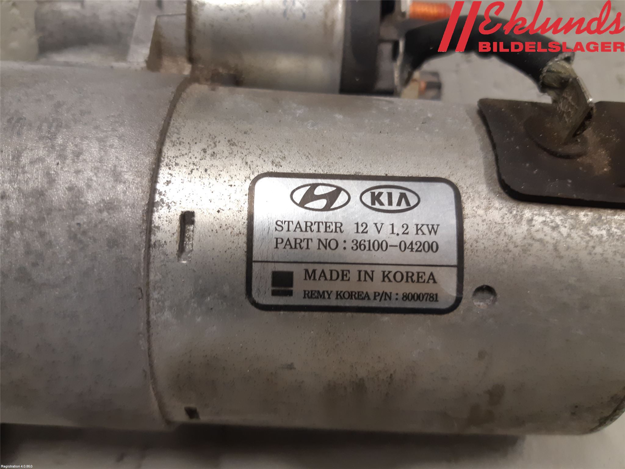 Hyundai i20 GB 15-20 Startmotor
