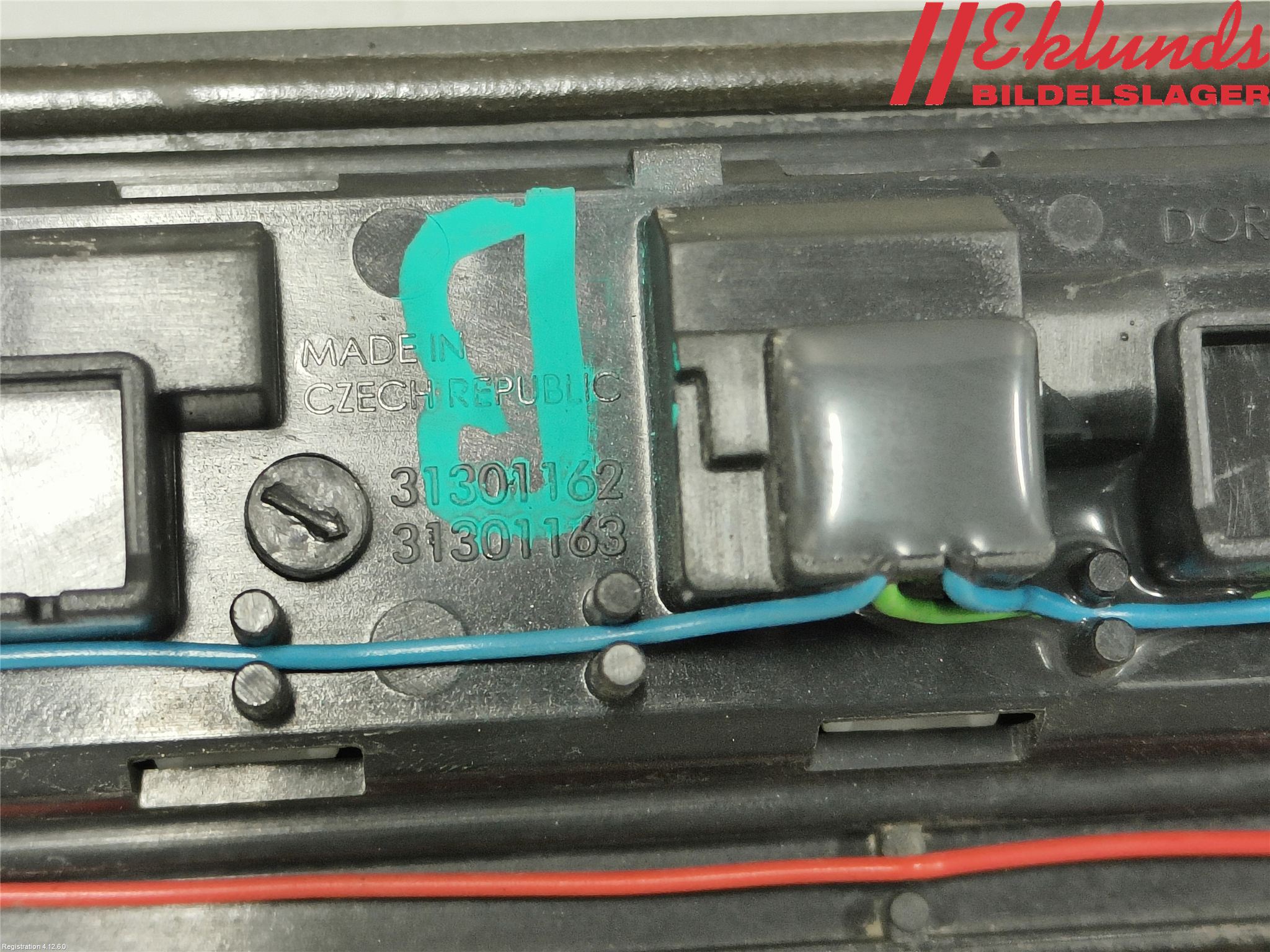 Volvo V70 08-13 Bakluckehandtag