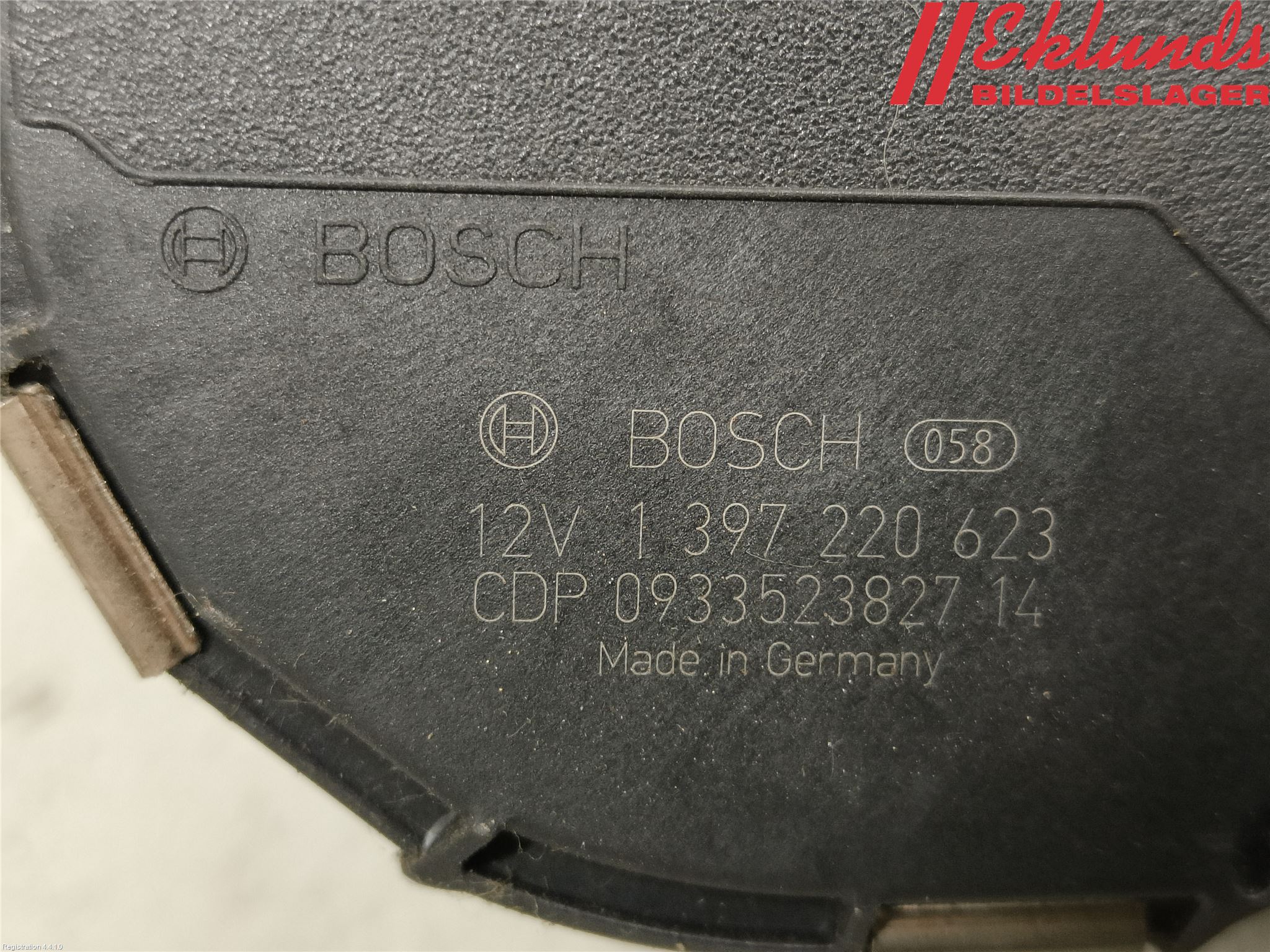 Opel ASTRA J 10-15 Torkarmotor Vindruta