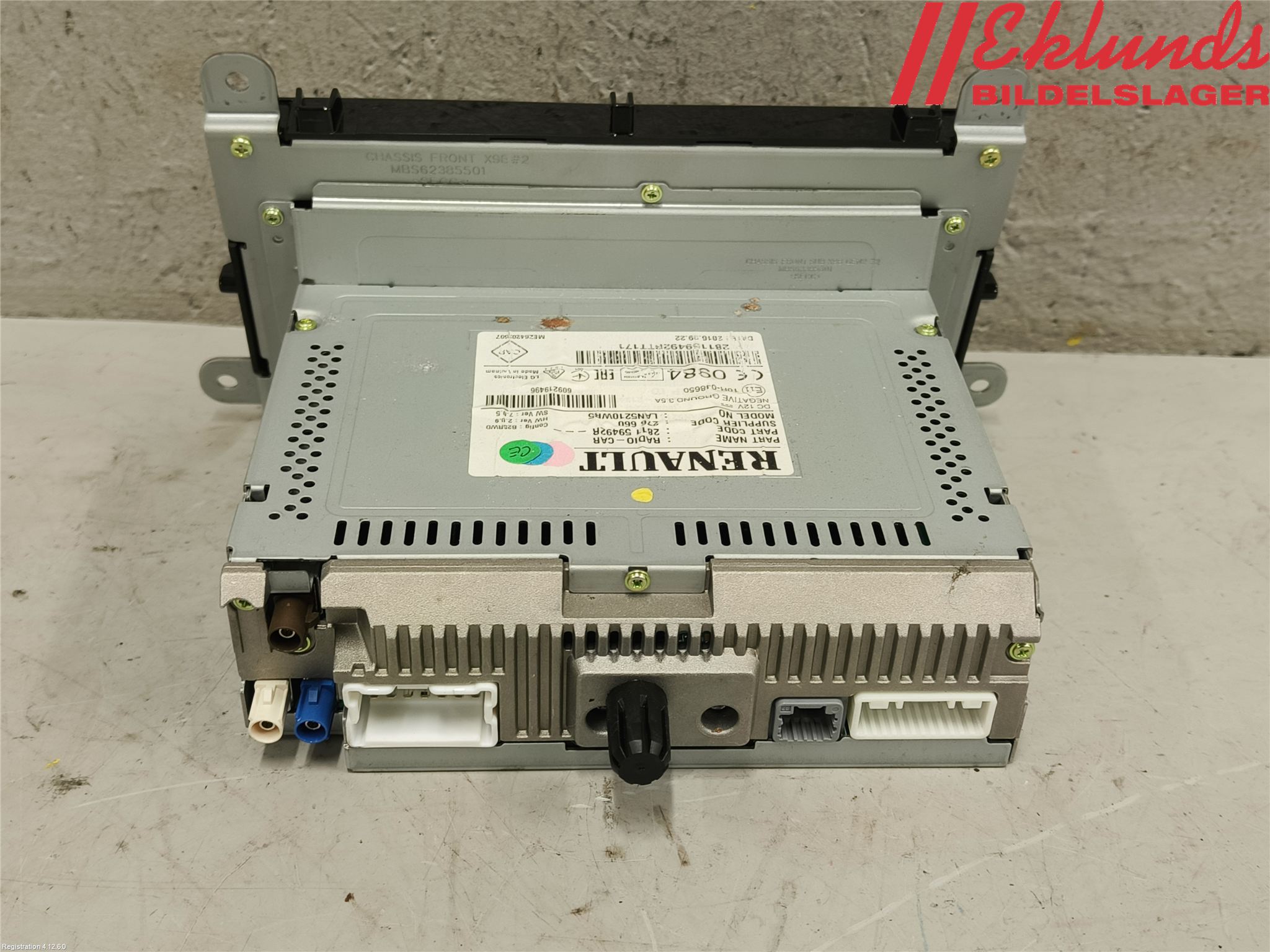 Renault CLIO IV 16-19 Cd Radio - Multimediapanel
