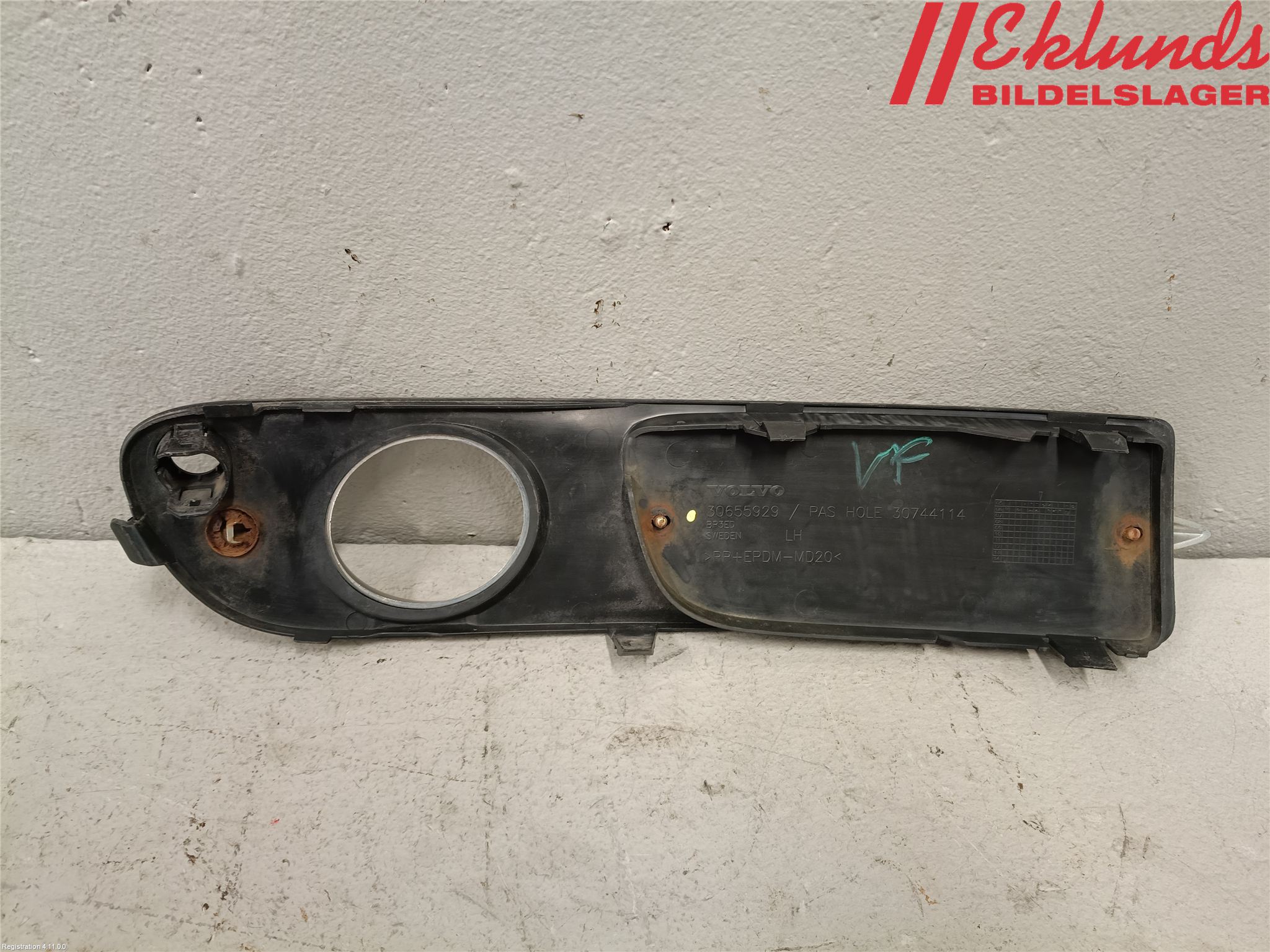 Volvo S80 07-13 Dimljussarg Fram