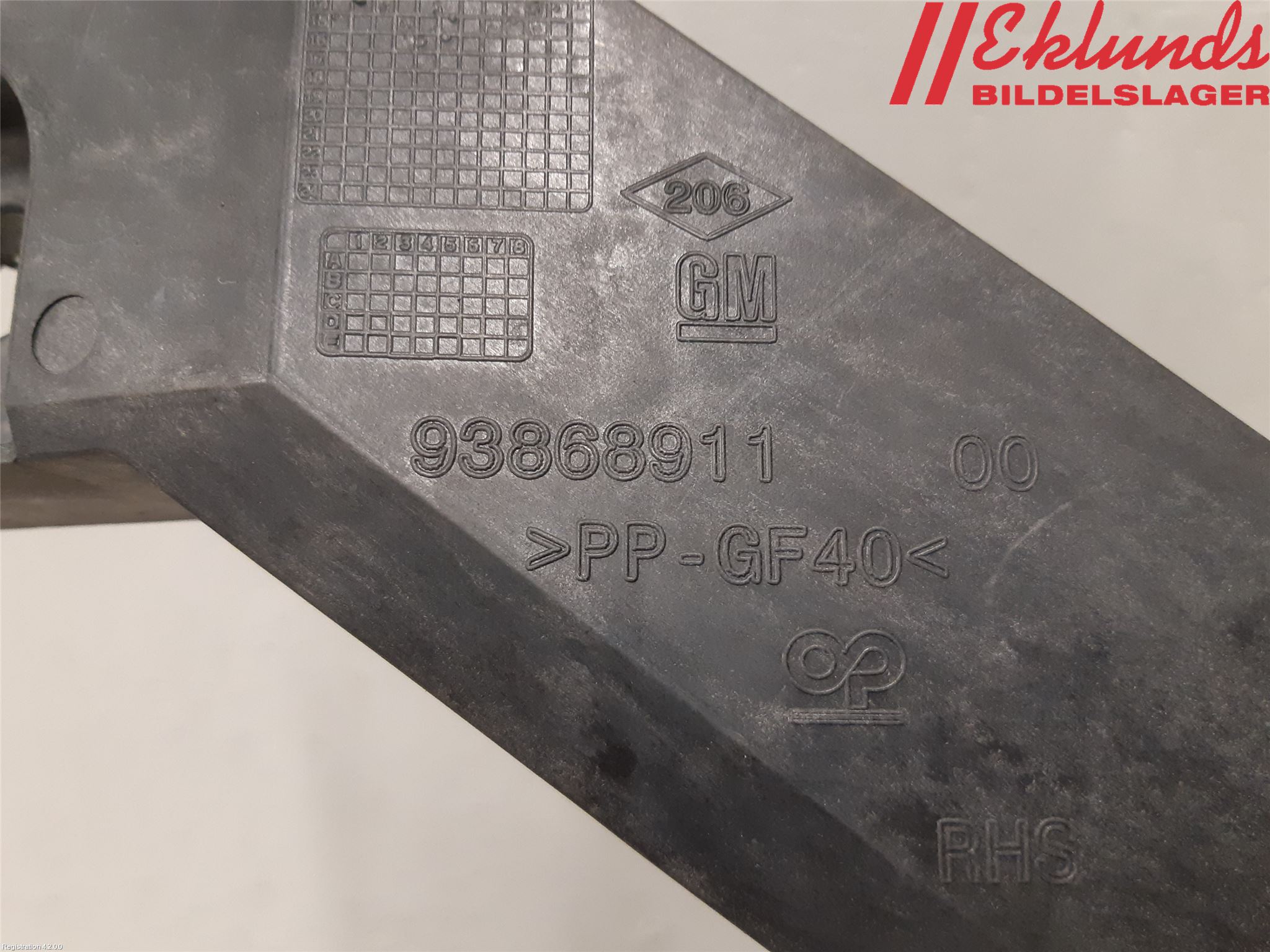 Opel VIVARO 15-19 Frontplåt