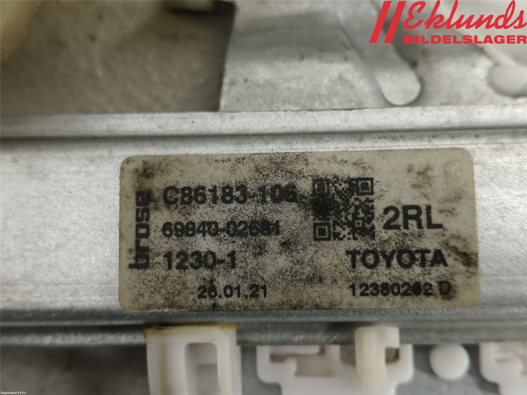 Toyota COROLLA 19- Fönsterhiss El Kompl