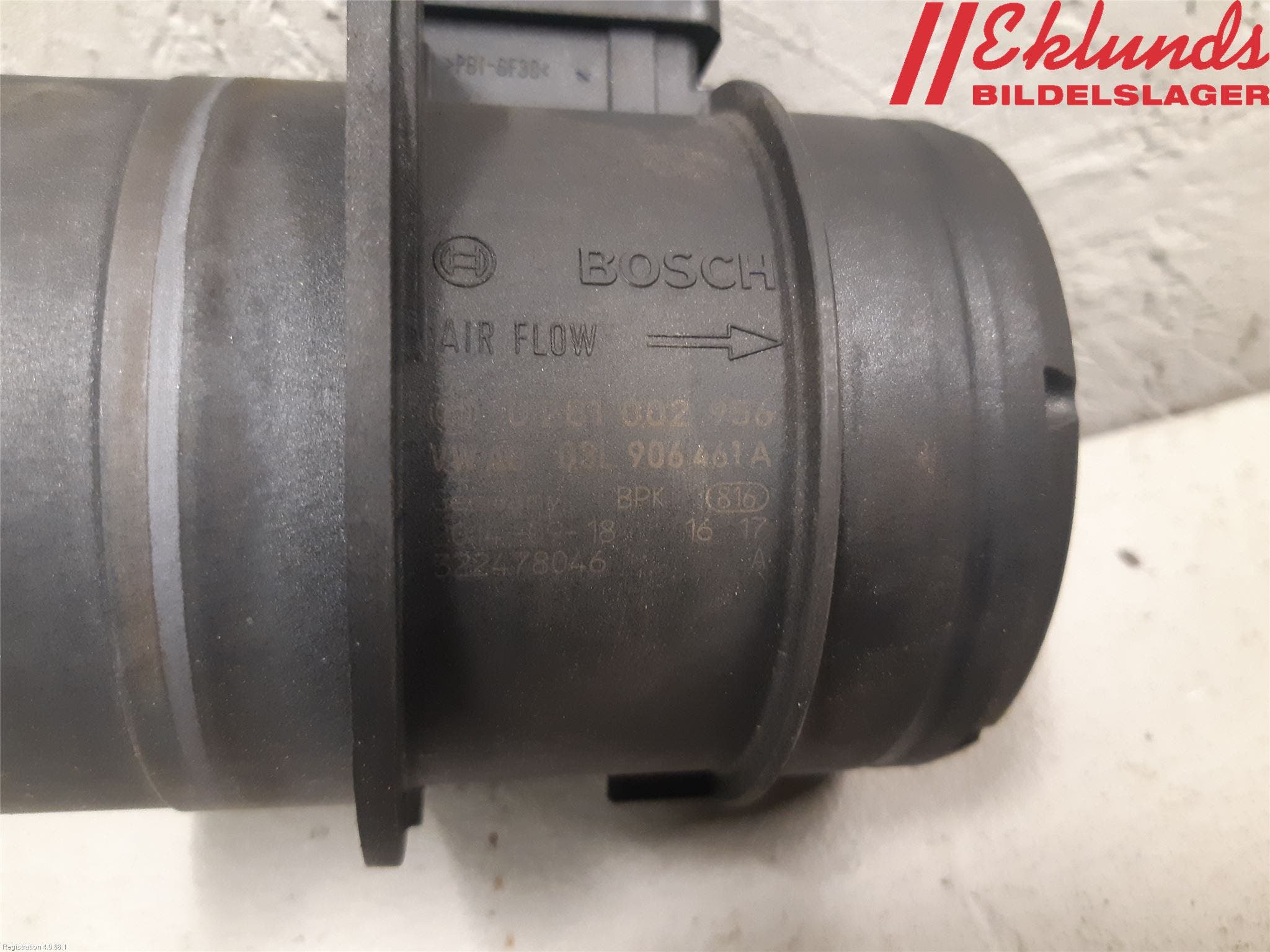 Volkswagen VW PASSAT 15-19 Injluftmassamätare