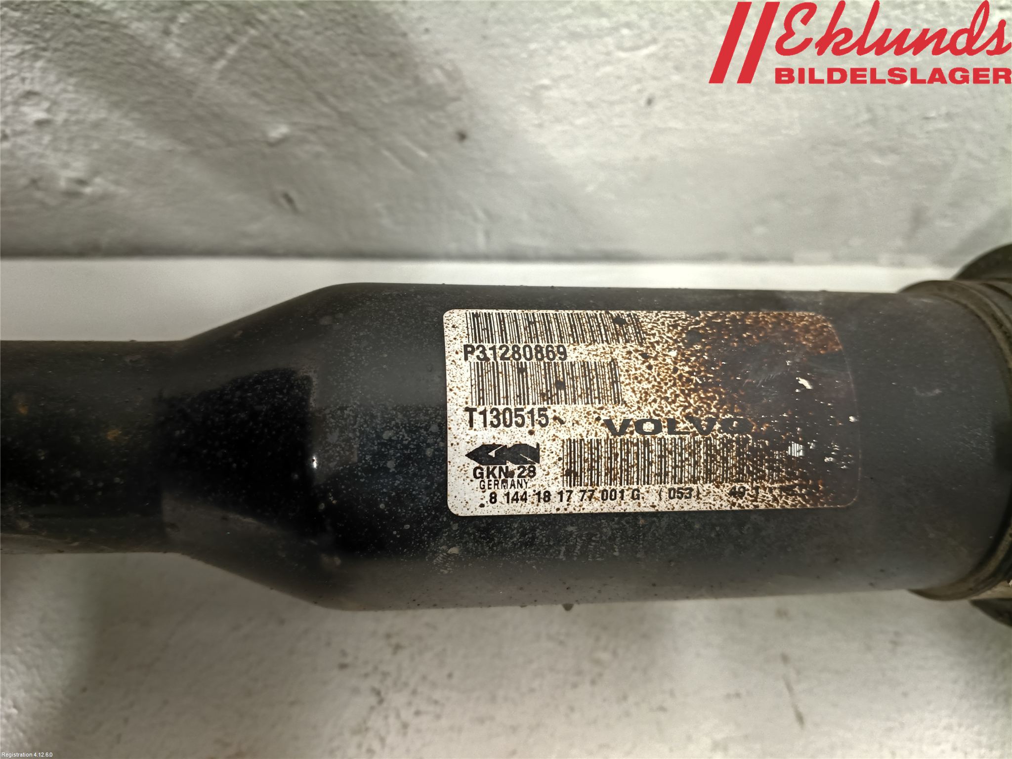 Volvo XC90 07-14 Drivaxel Fram Vänster