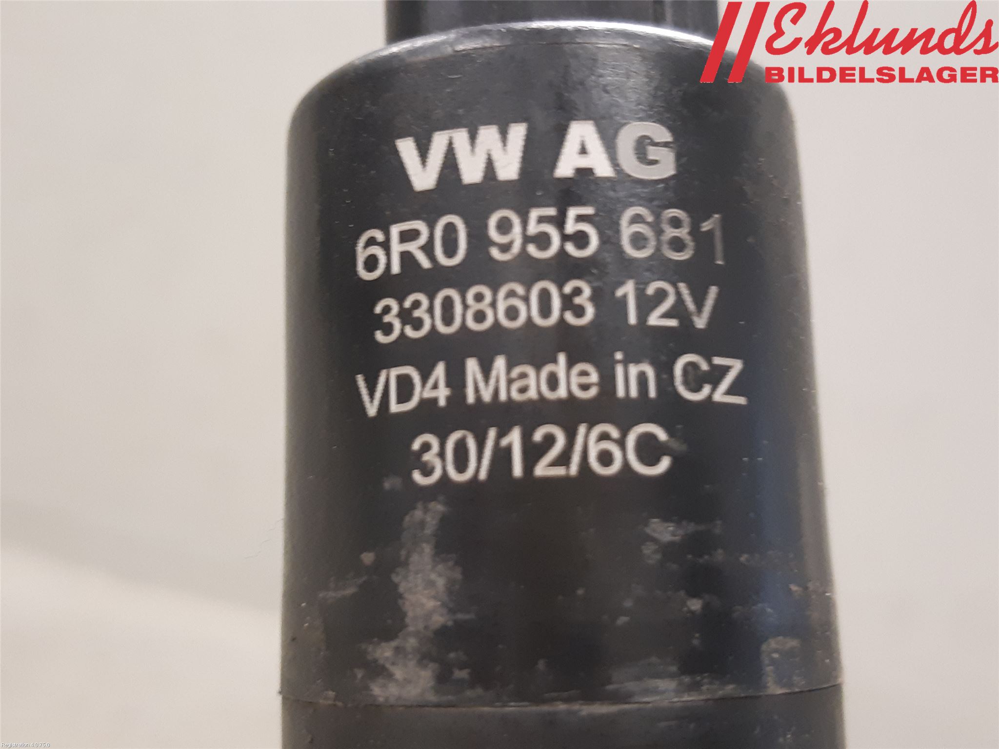 Volkswagen VW PASSAT 11-14 Spolarpump Högtryck