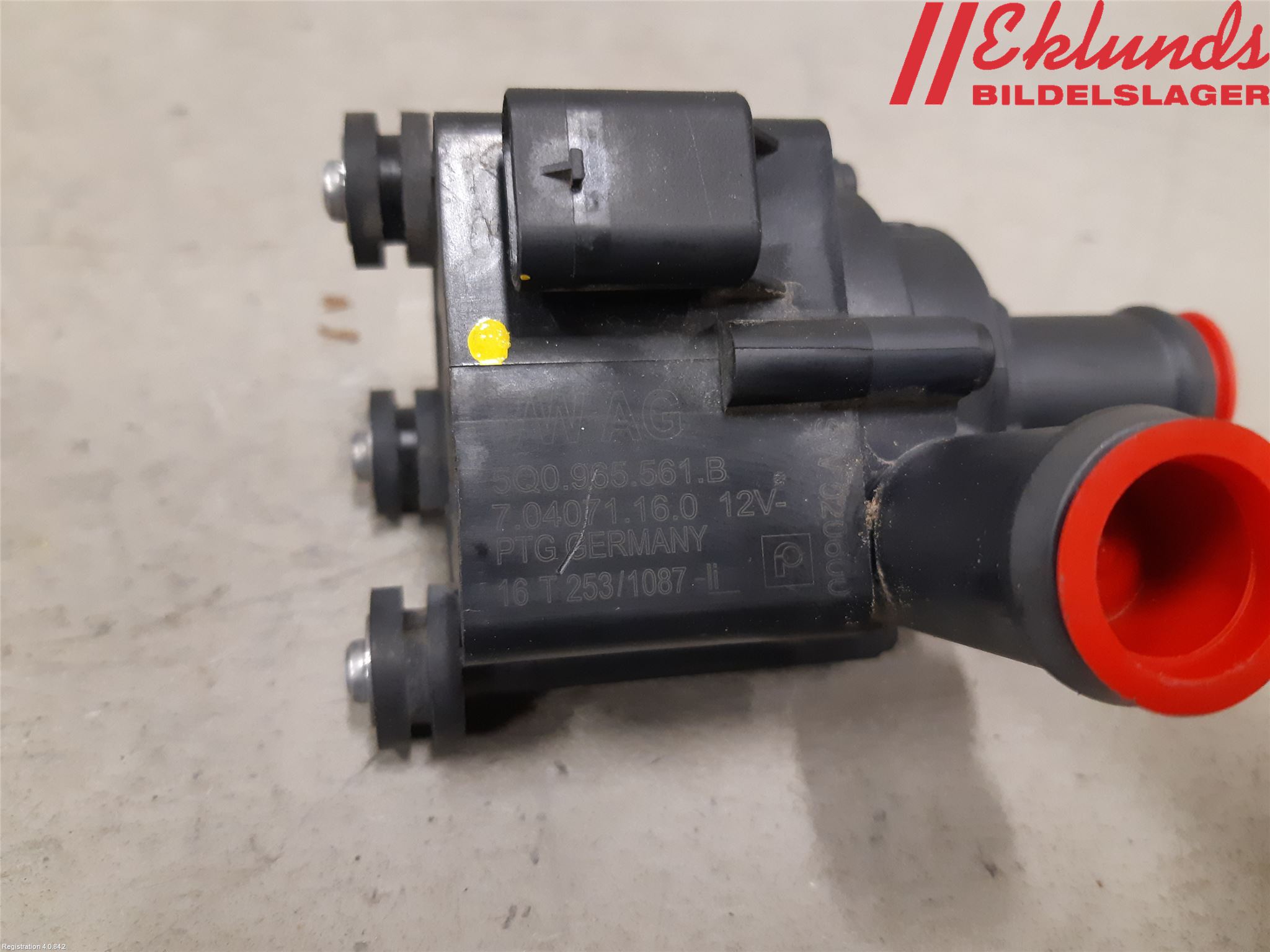 Audi A6/S6 4G 11-18 Värme Cirkulationspump