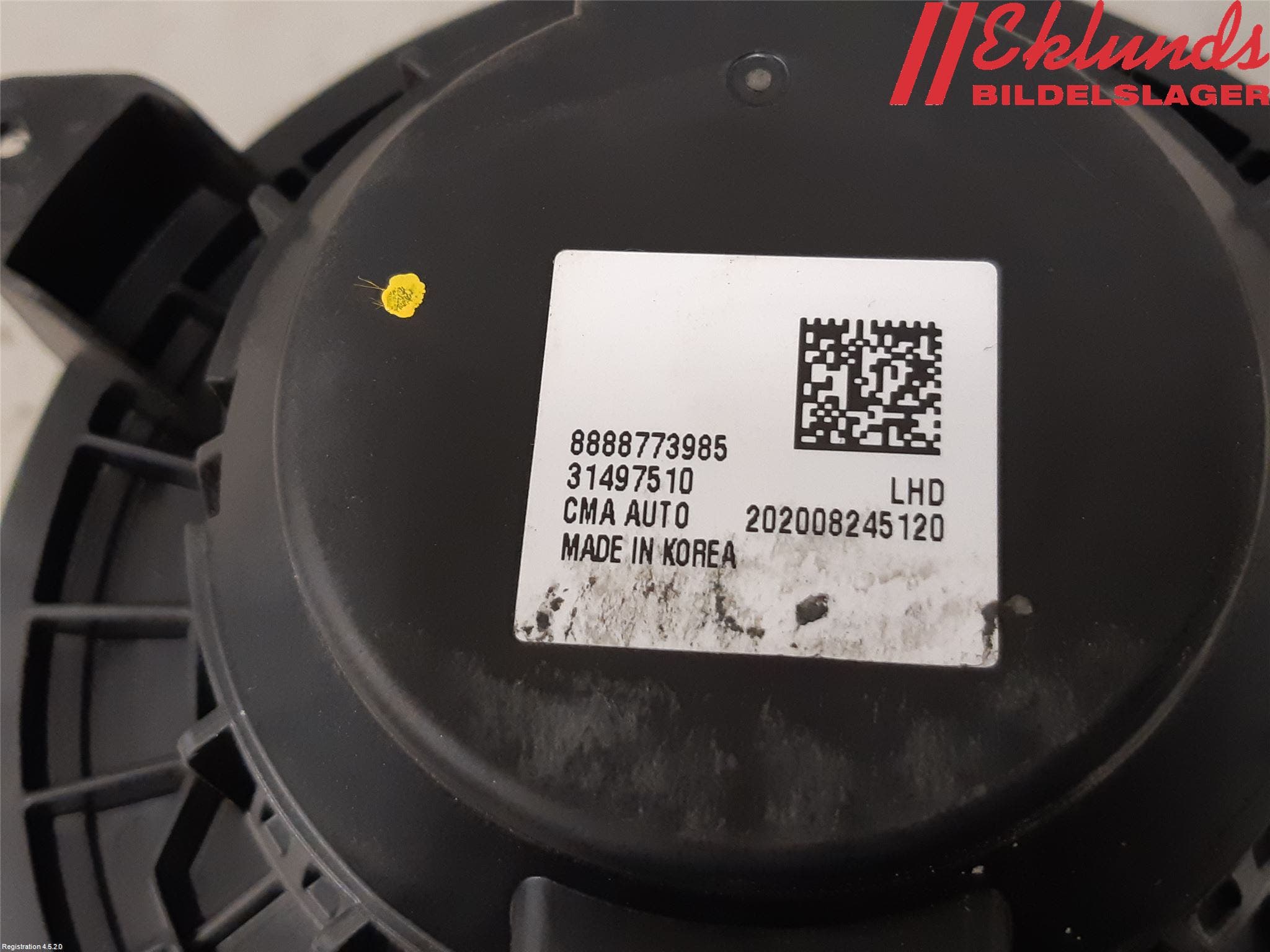 Volvo XC40/RECHARGE 18- Ac Värmefläkt