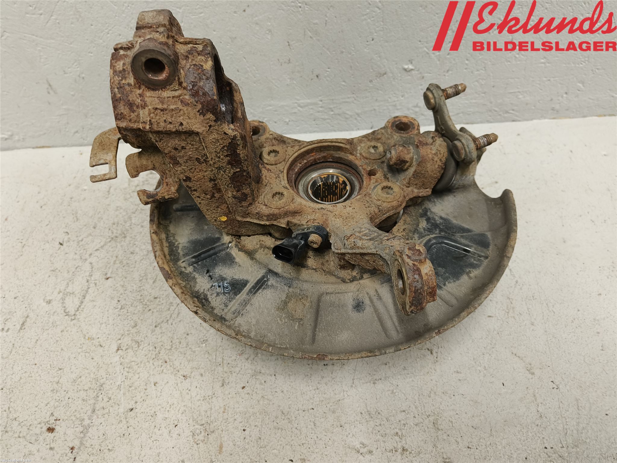 Volkswagen VW CADDY 16-20 Styrspindel Lagerhus Vä