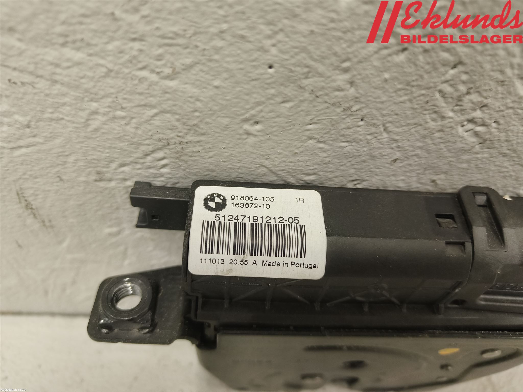 BMW 5 F10/F11/F18 09-17 Låskista Baklucka