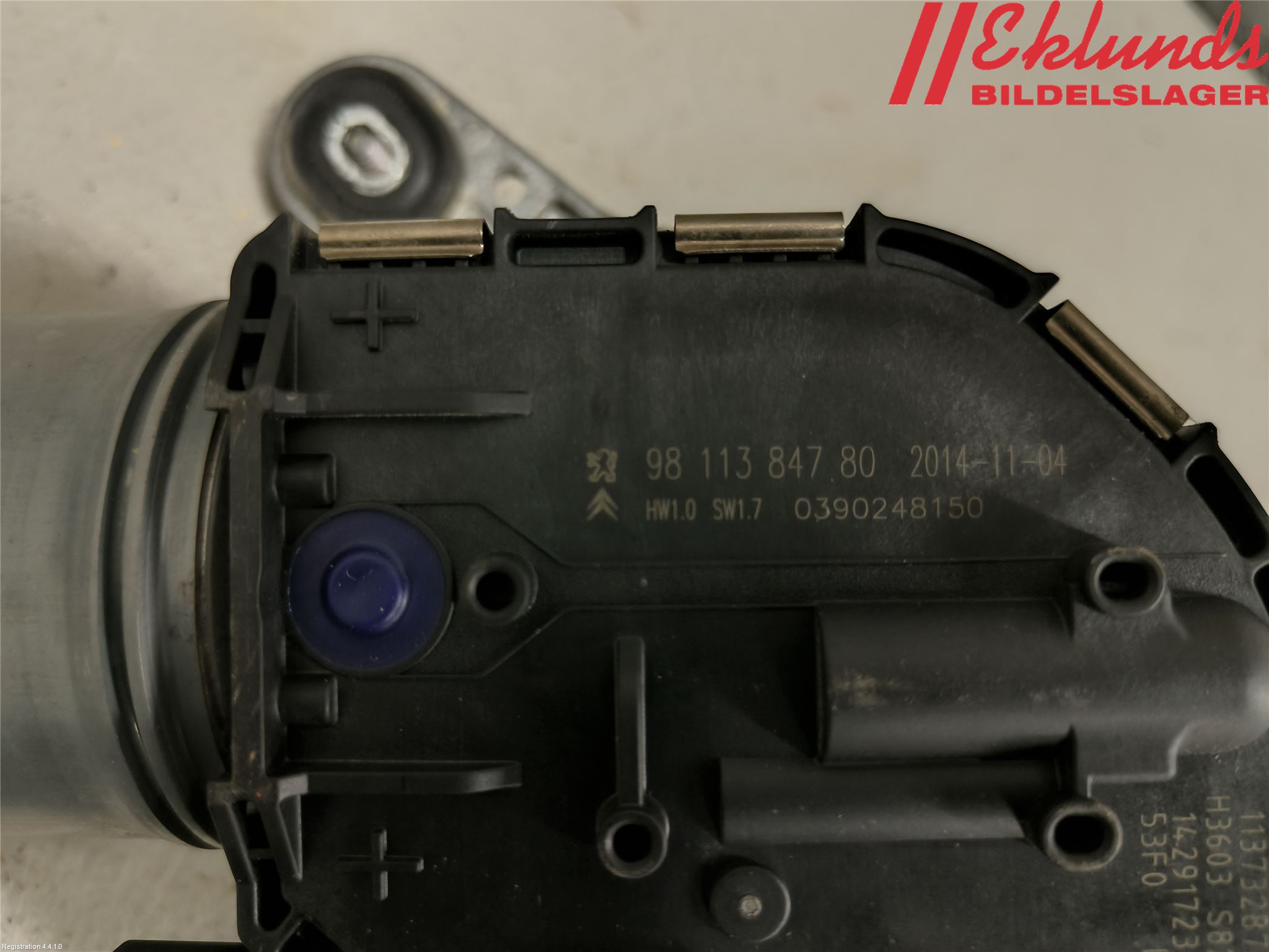 Citroen C4 GRAND PICASSO 14-18 Torkarmotor Vindruta