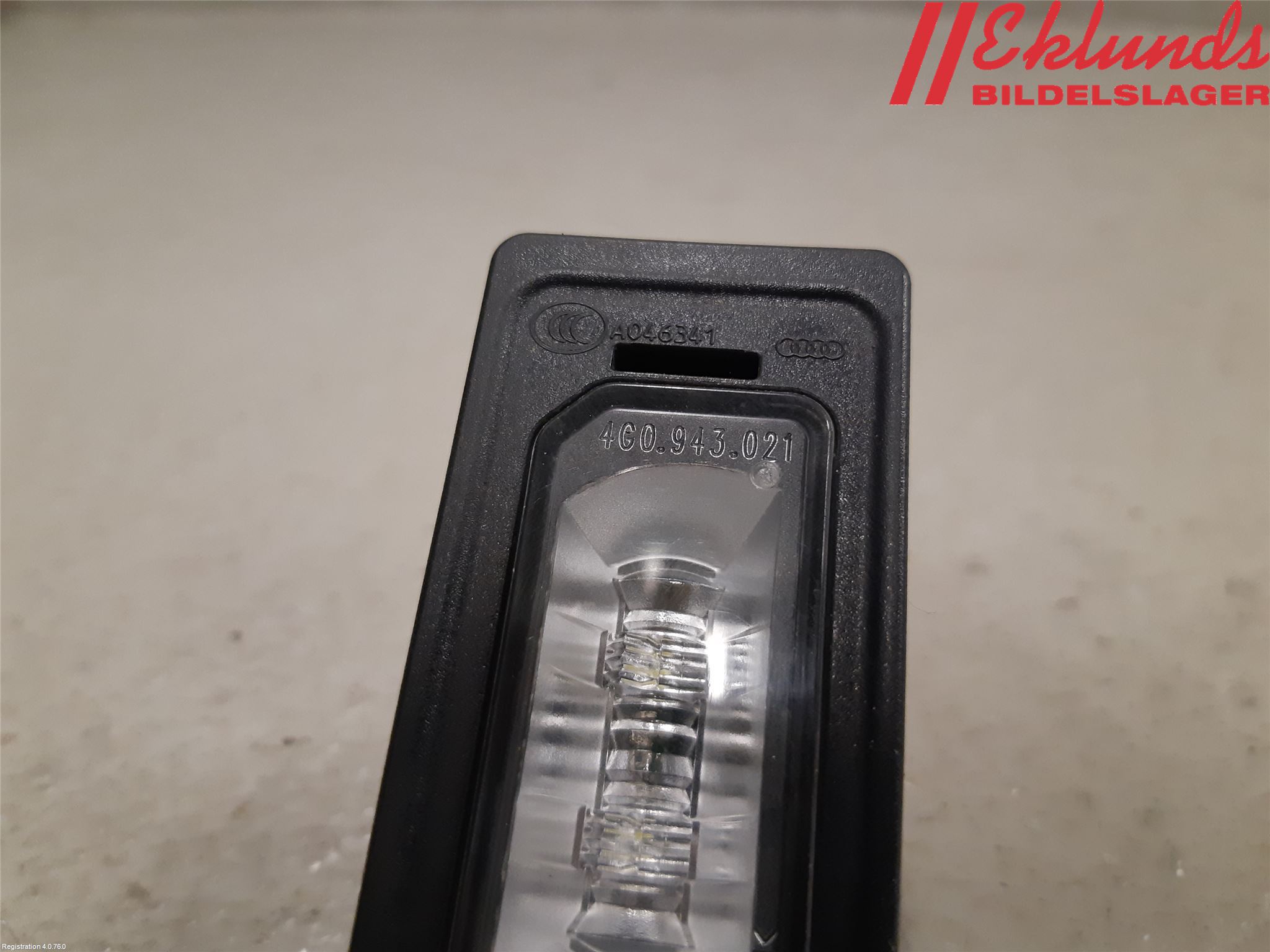 Audi A4/S4 B9 16-19 Skylt Belysning