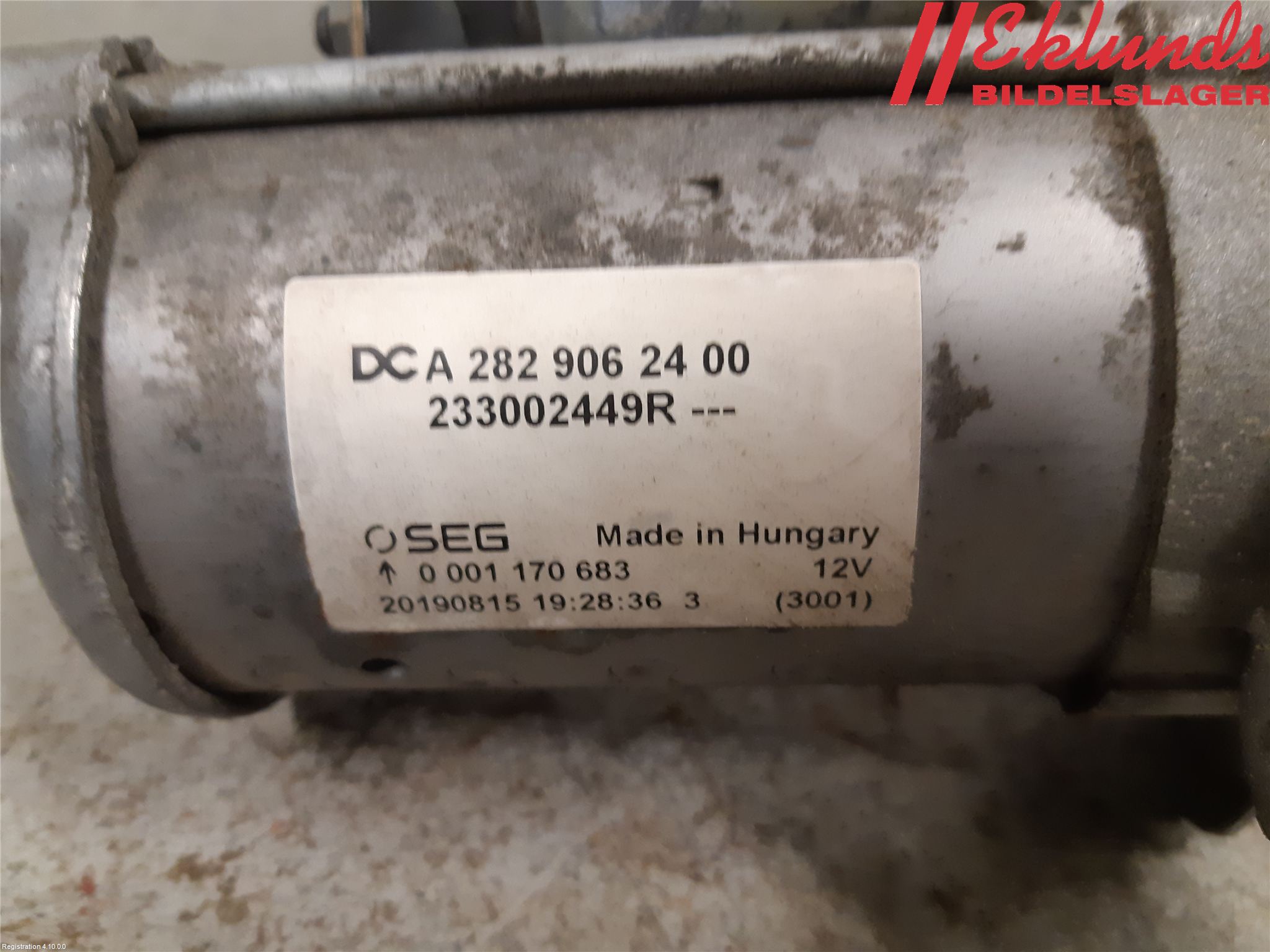 Mercedes-Benz MB A-KLASS (W177) 18- Startmotor