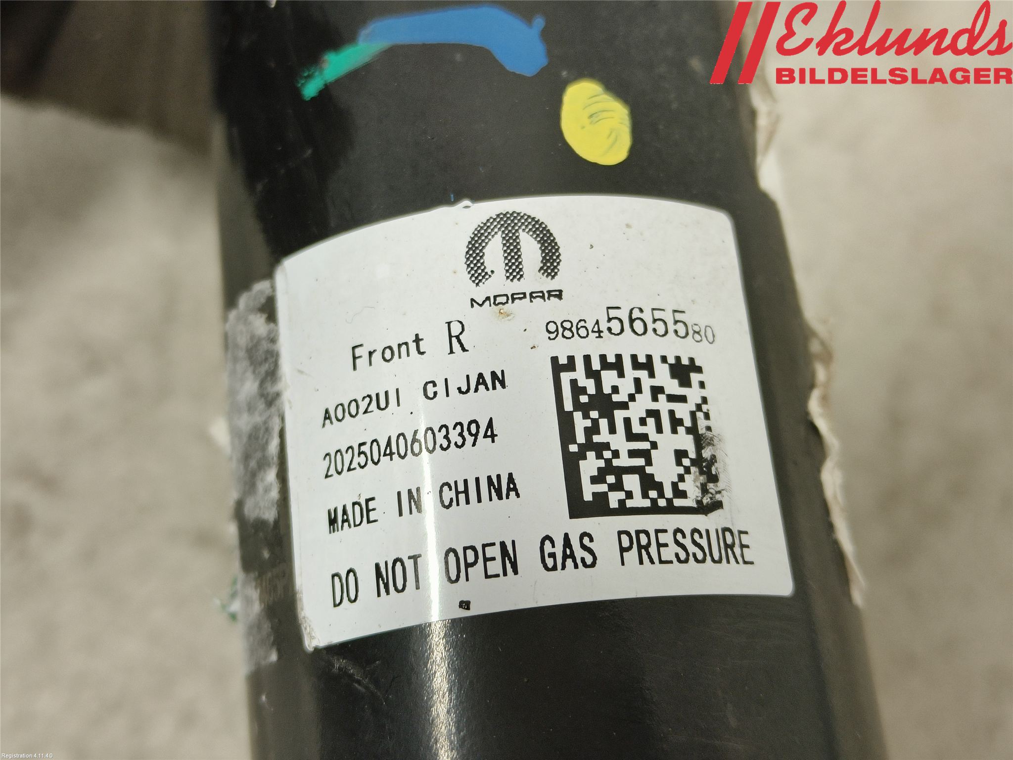 Peugeot 2008/E-2008 20- Fjäderben Fram Höger