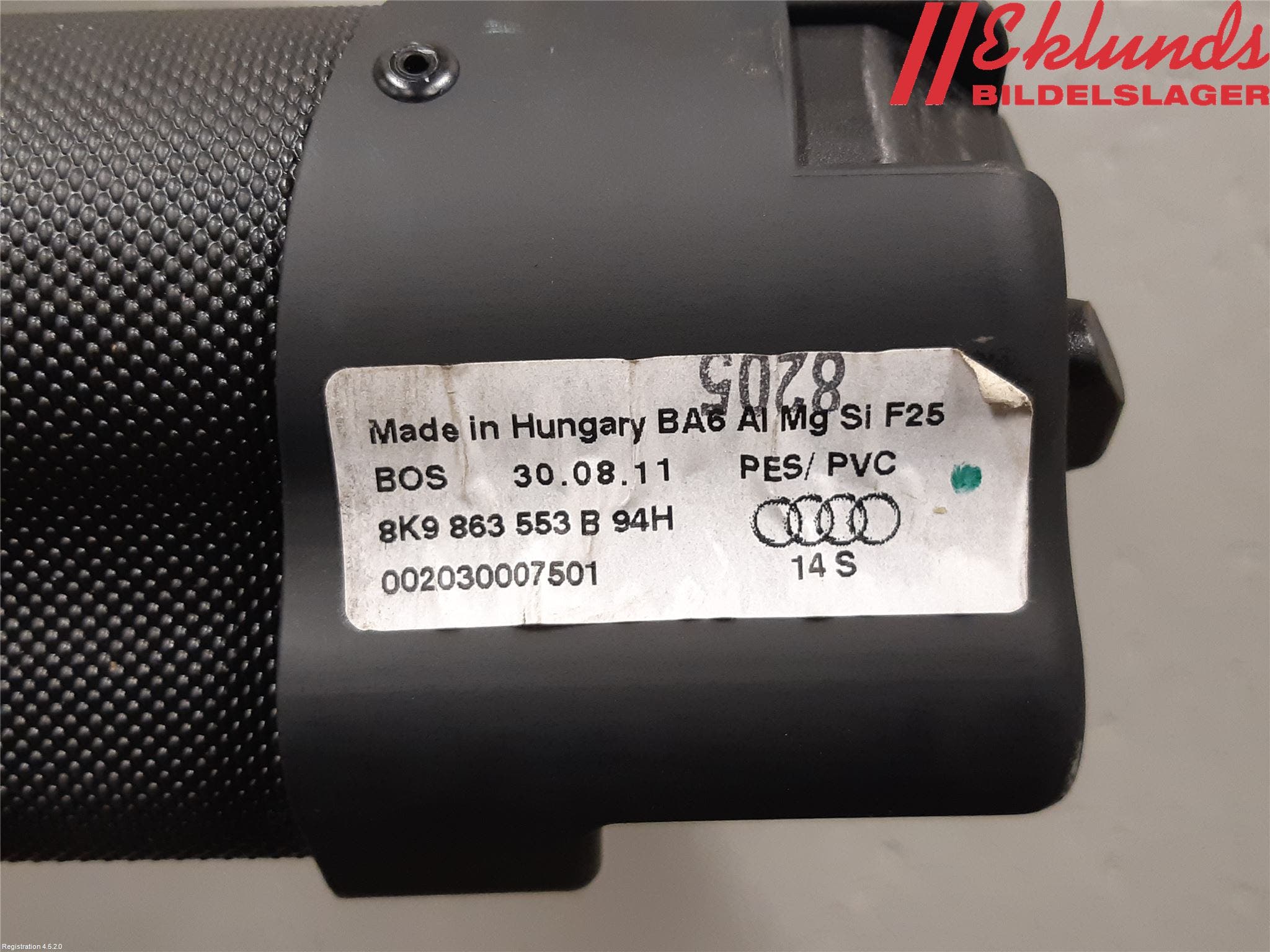 Audi A4/S4 08-11 Insynskydd