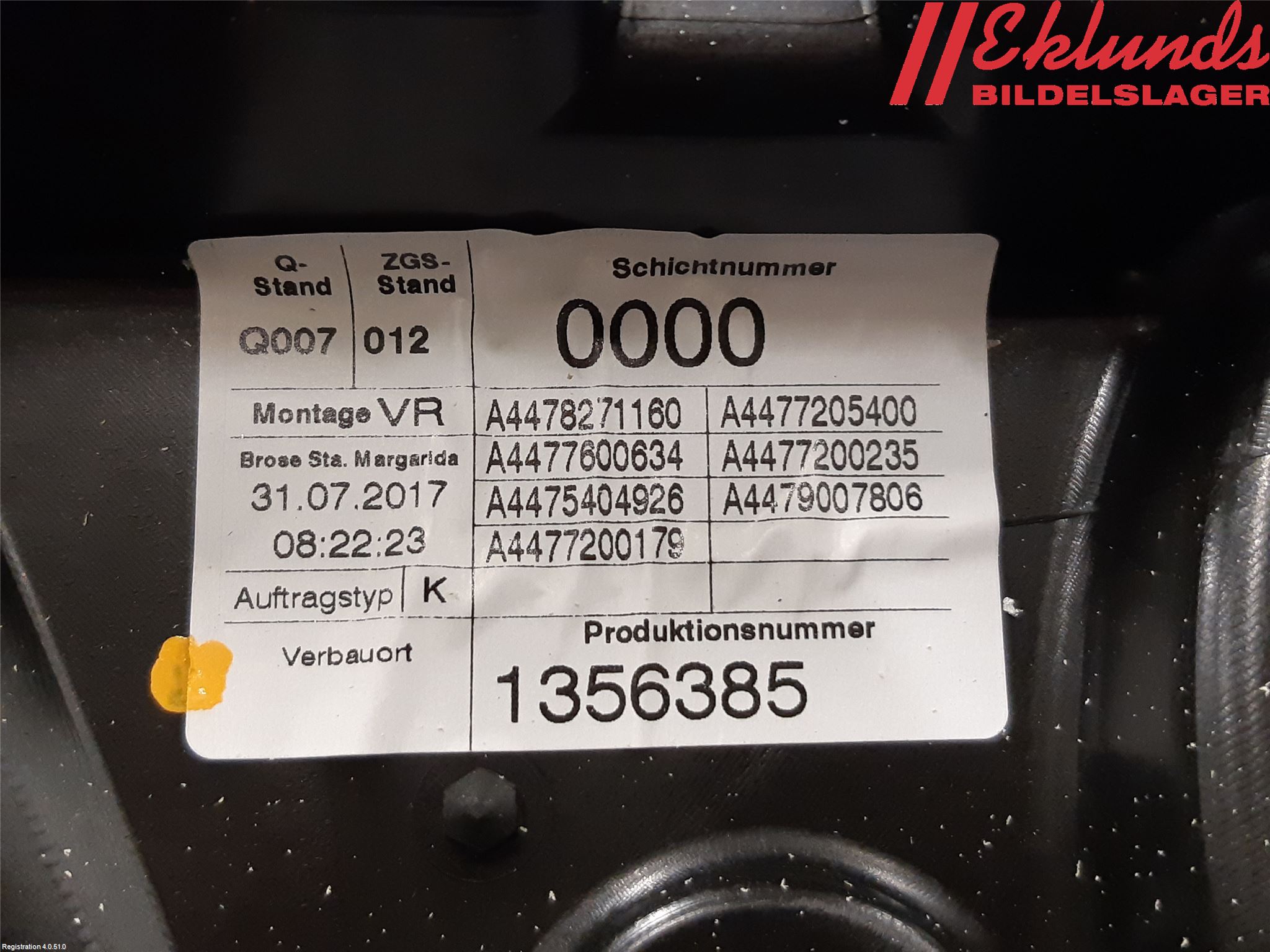 Mercedes-Benz MB VITO/V-KLASS (W640,W447,W448) 14- Fönsterhiss El Kompl