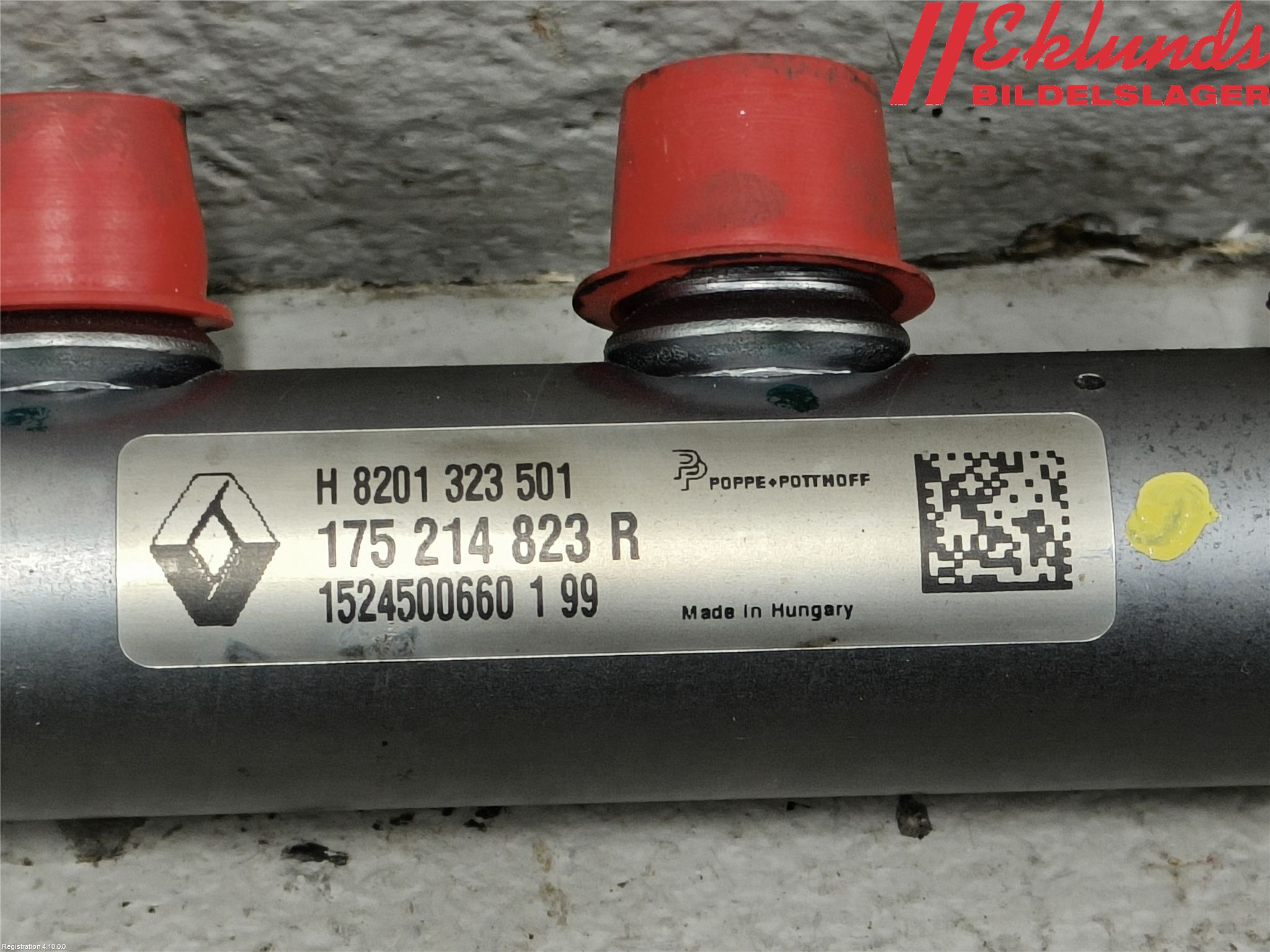 Renault TRAFIC/E-TECH 15- Inj. Fuelrail