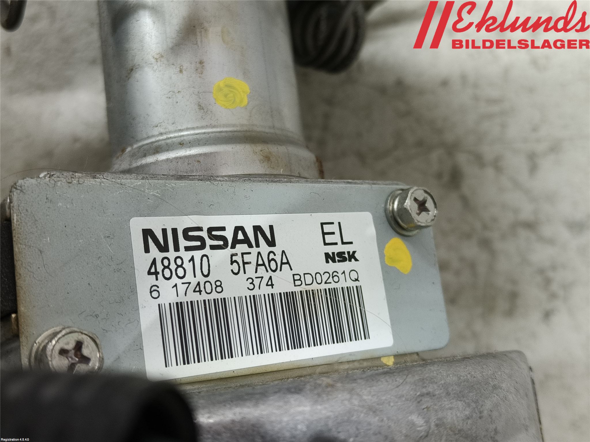 Nissan MICRA 17- Rattaxelagg Med Inb Servo