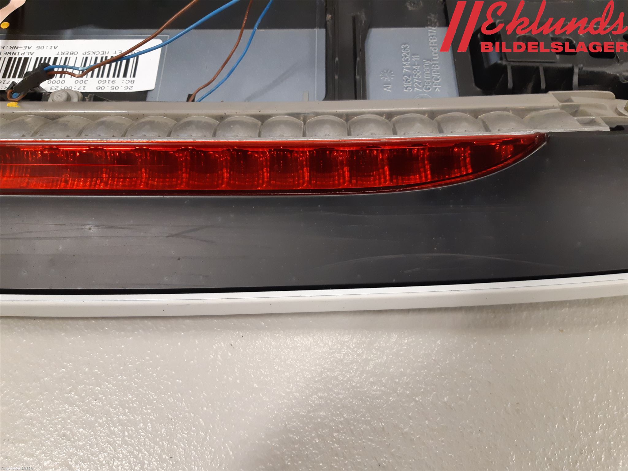 BMW 3 E90/91 SED/TOU 05-12 Spoiler Baklucka
