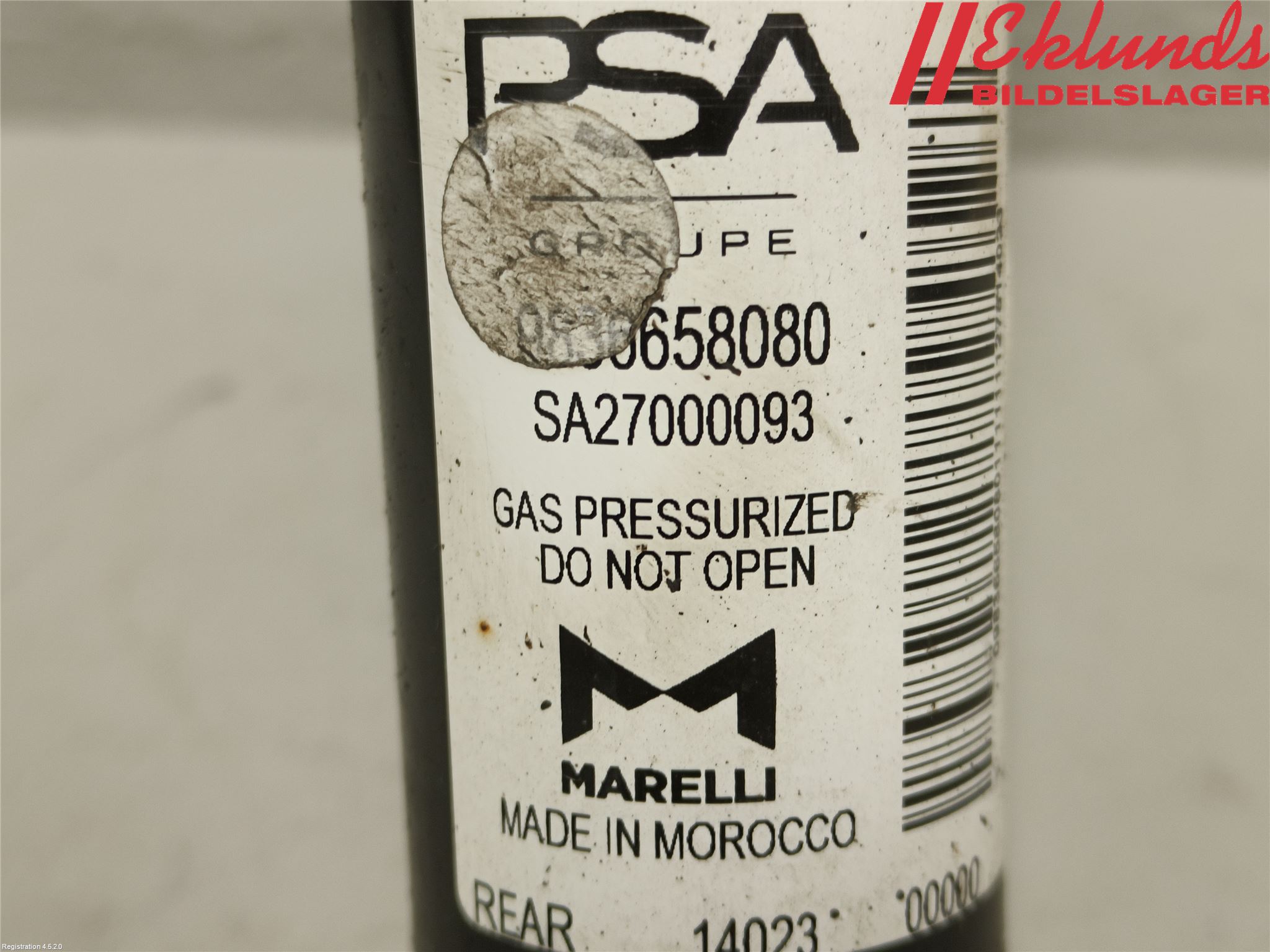 Peugeot 2008/E-2008 20- Stötdämpare Bak