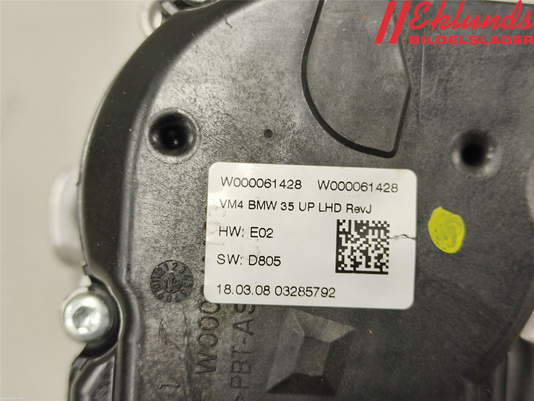 BMW 5 G30/G31/F90 17-23 Torkarmotor Vindruta