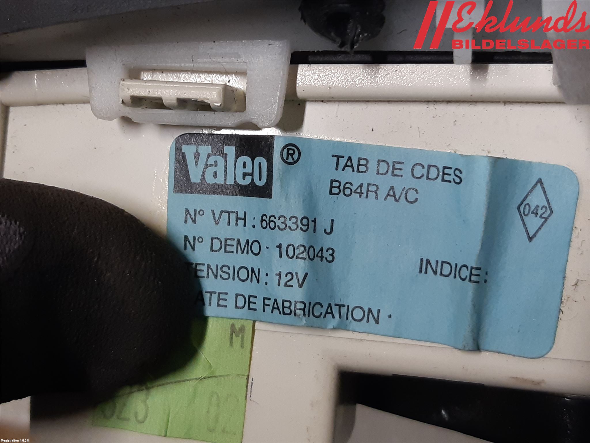 Renault MÉGANE I  99-03 Värmereglage