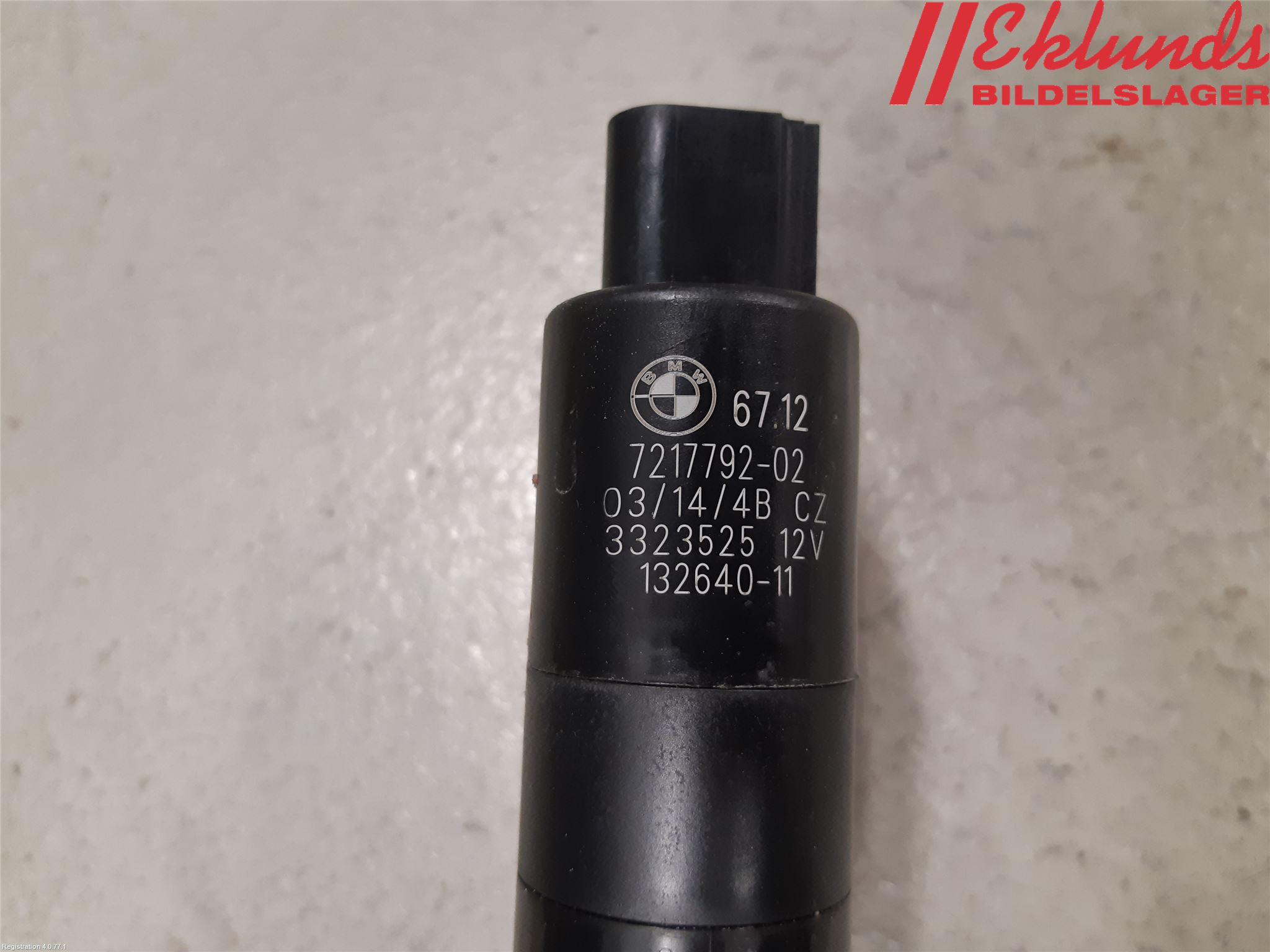 BMW 3 F30/F31/F80 12-19 Spolarpump Högtryck