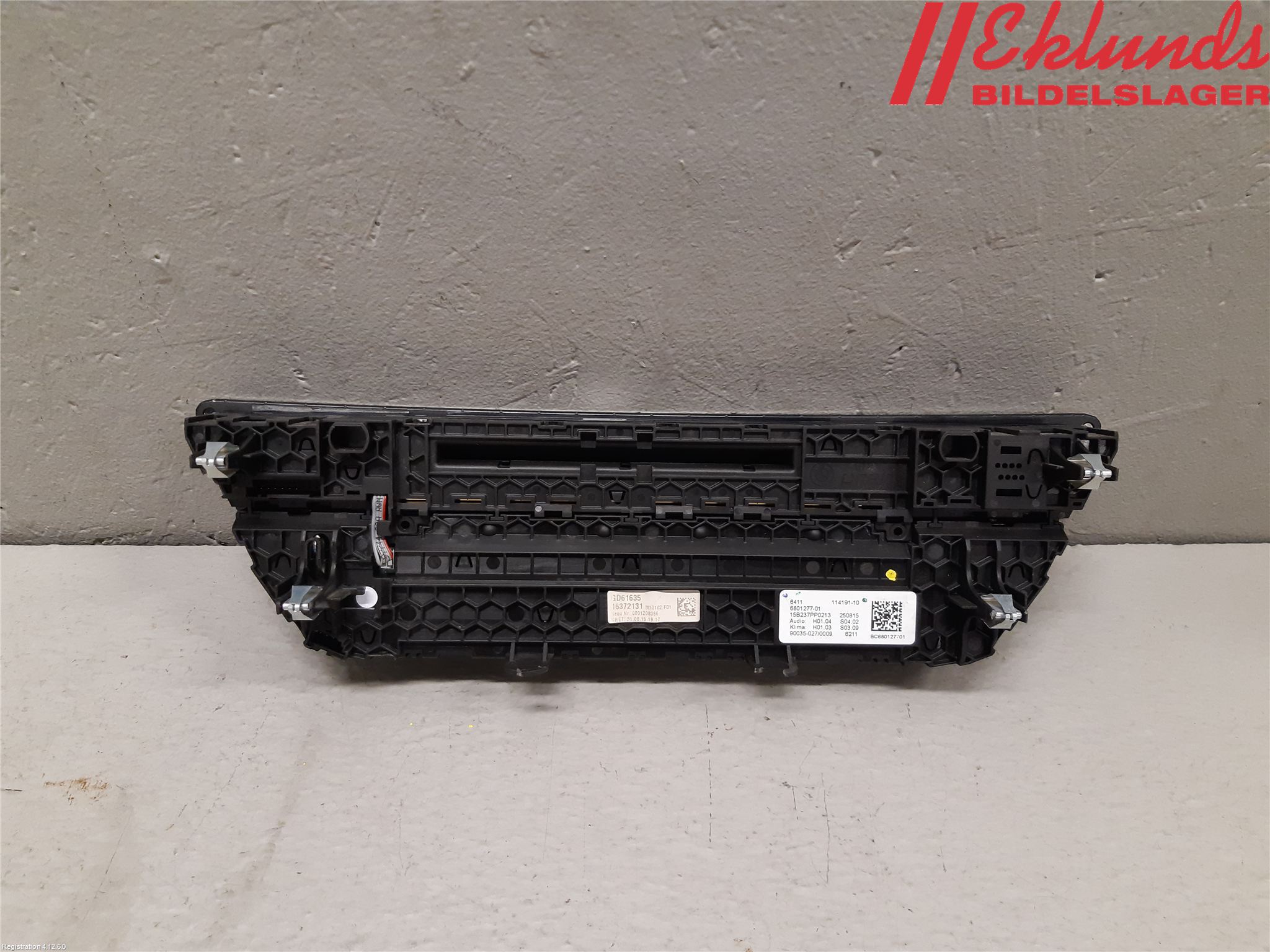 BMW 7 G11/G12 15-22 Ac Styrenhet Ac Manöveren