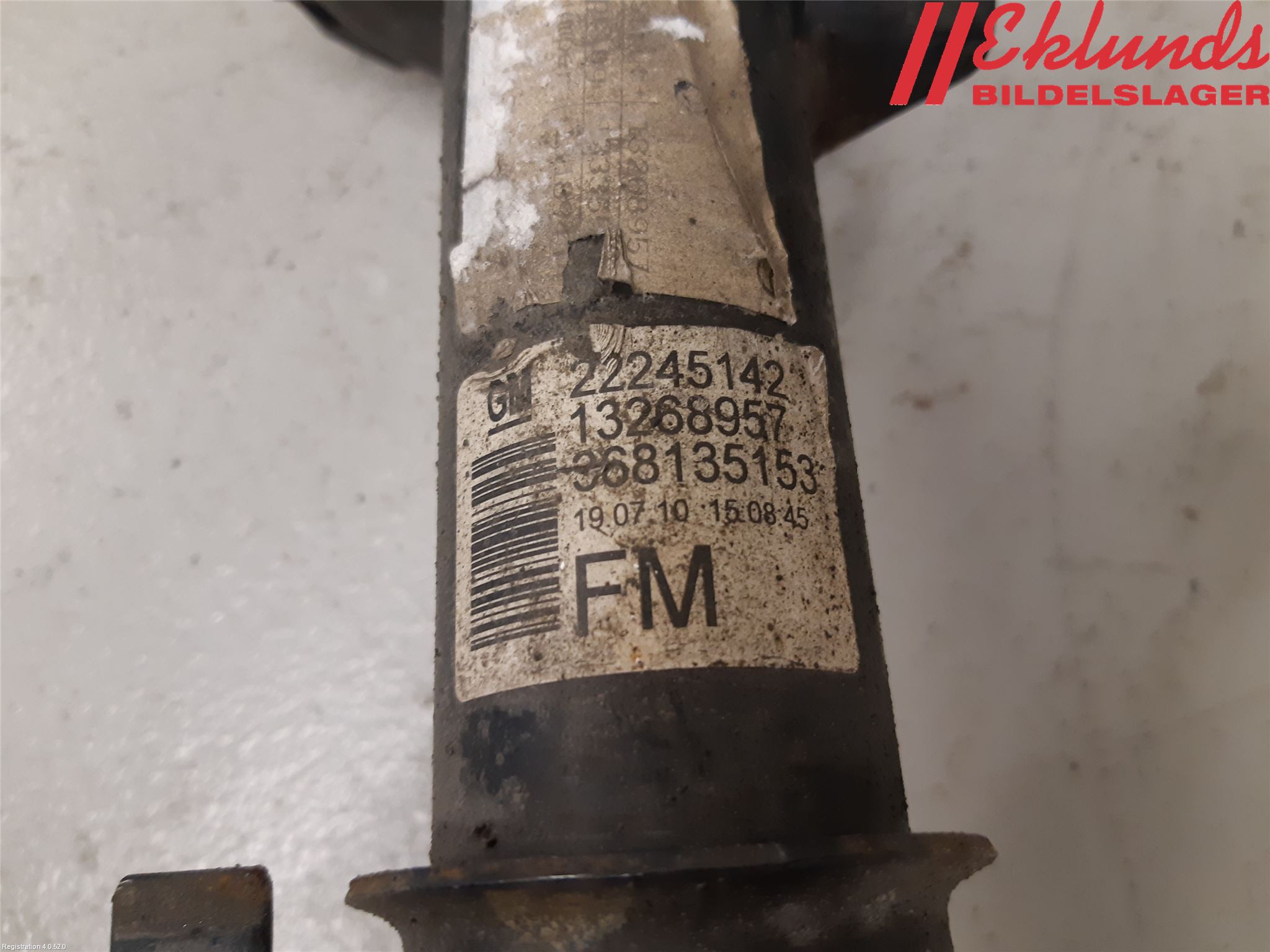 Opel MERIVA B 10-17 Fjäderben Fram Höger