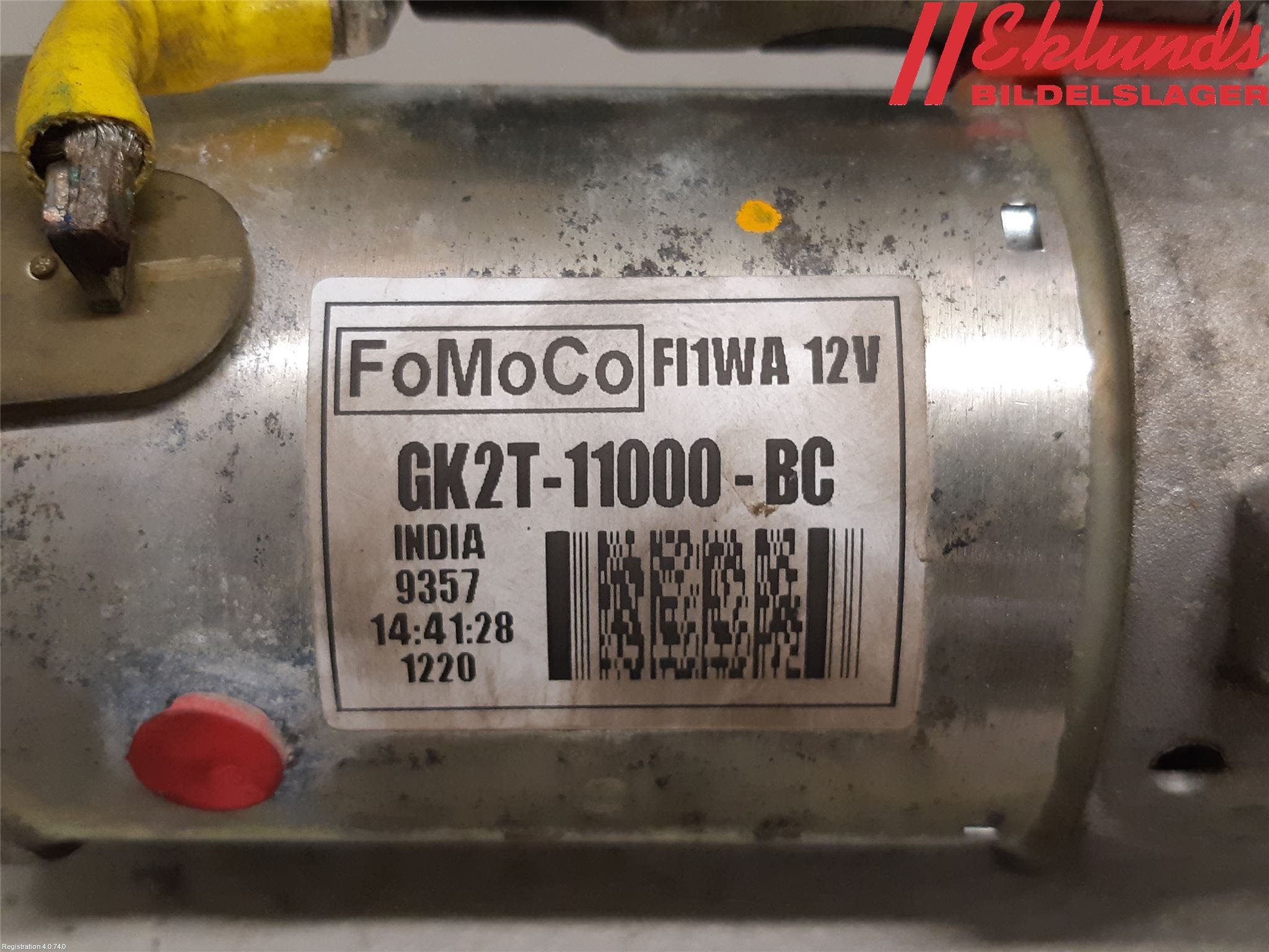 Ford TRANSIT SKÅP/BUSS 14-22 Startmotor Diesel