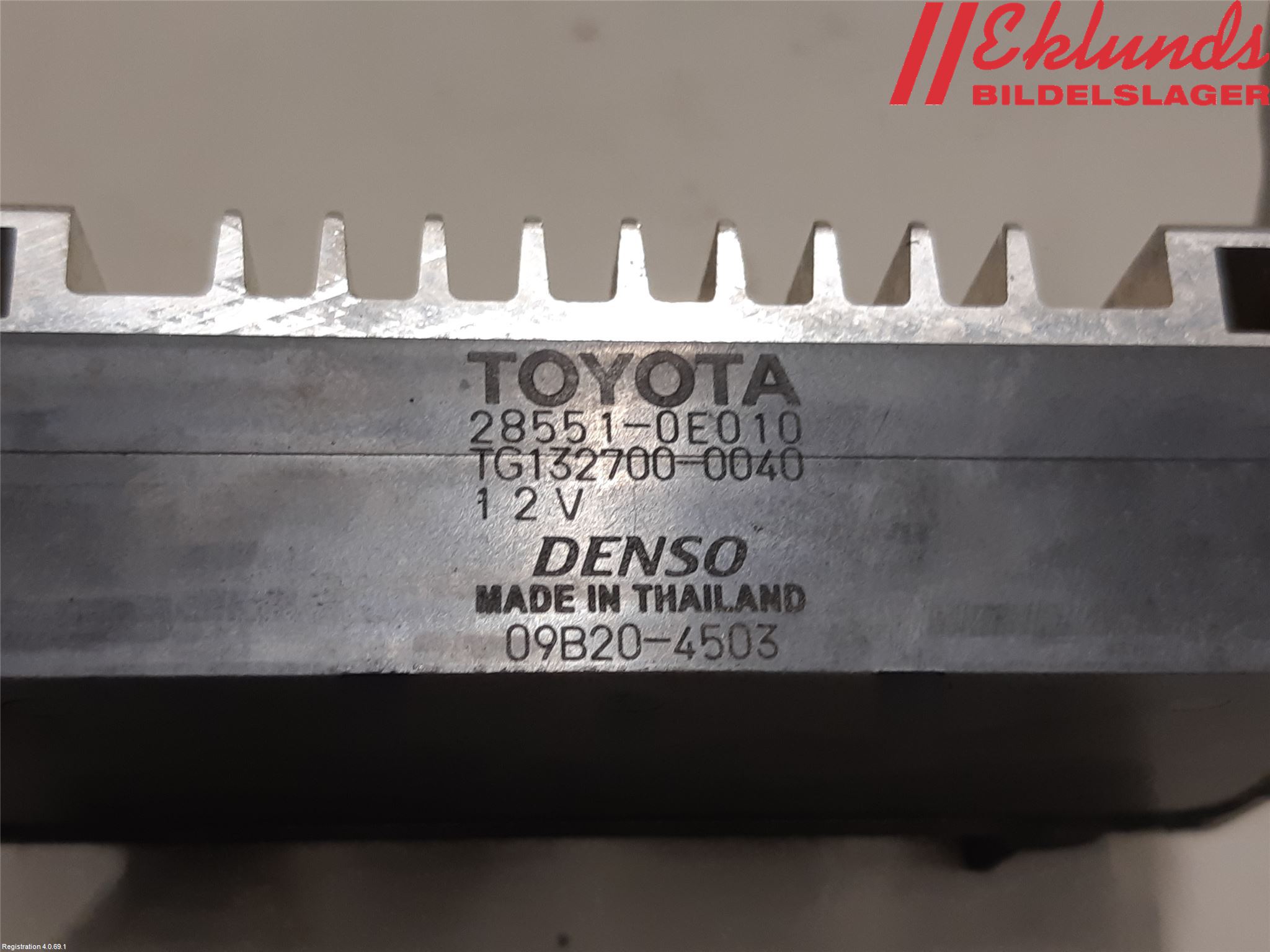 Toyota HILUX 16- Relä Glödning Diesel