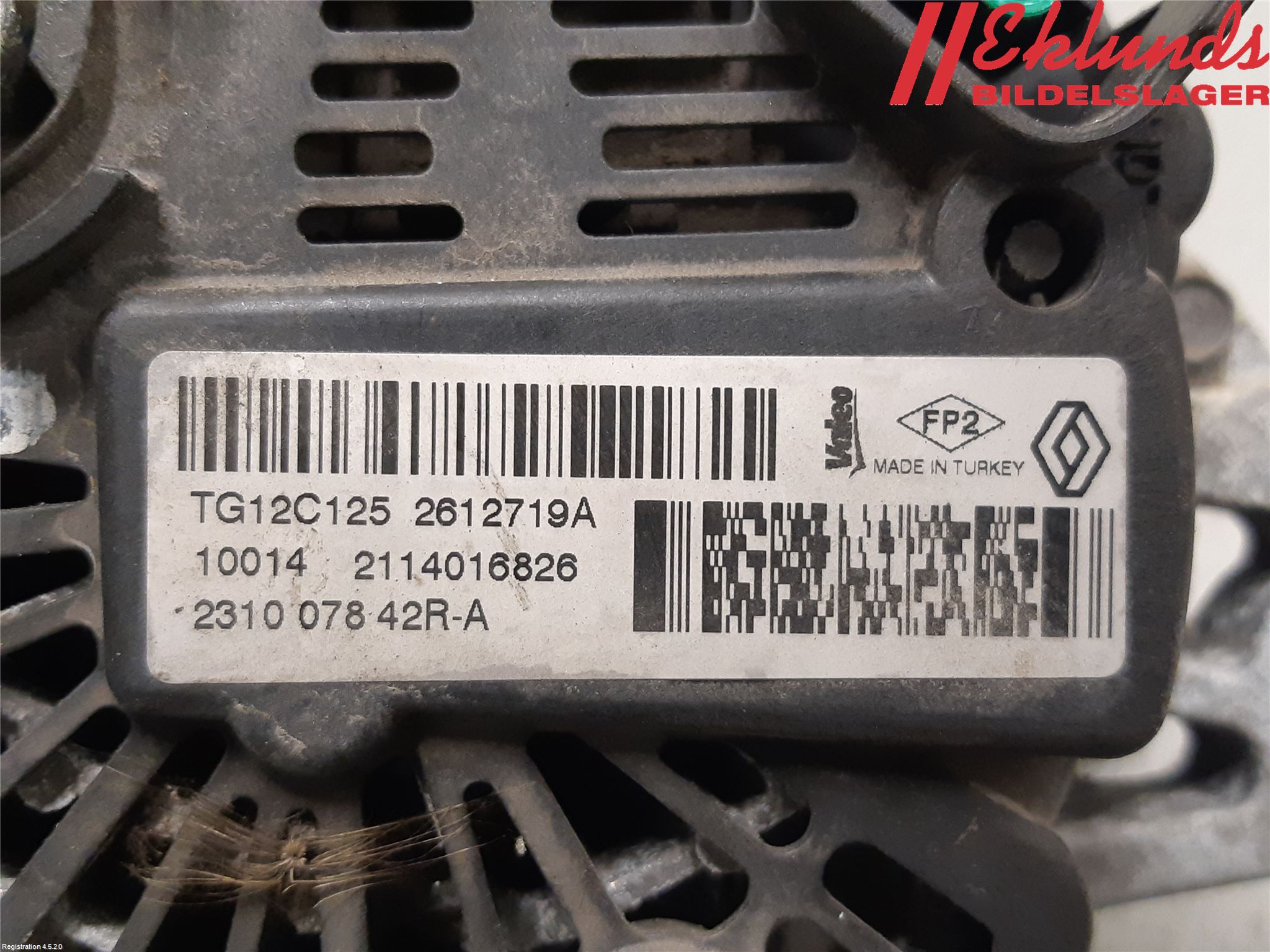 Renault CAPTUR 13-19 Generator