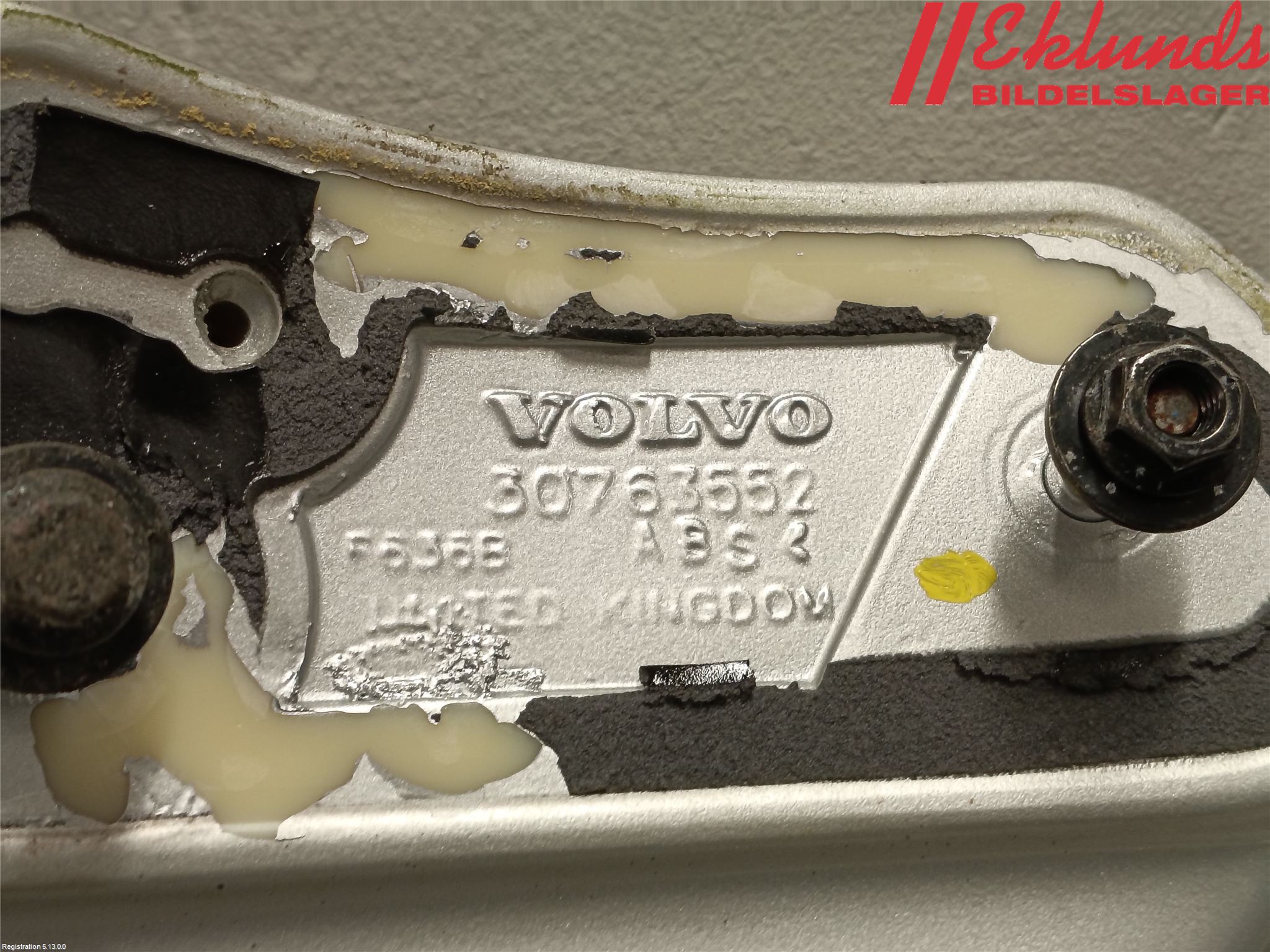 Volvo V70 08-13 Spoiler Baklucka