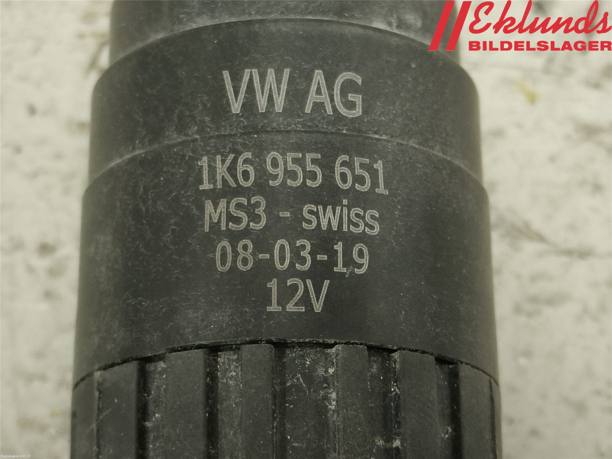 Volkswagen VW GOLF / E-GOLF VII 13-20 Spolarpump Vindruta
