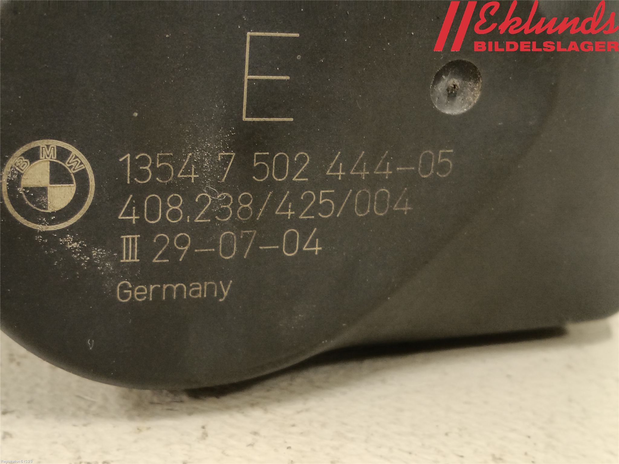 BMW 5 E60/61 Sed/Tou 02-10 Injspjällhus