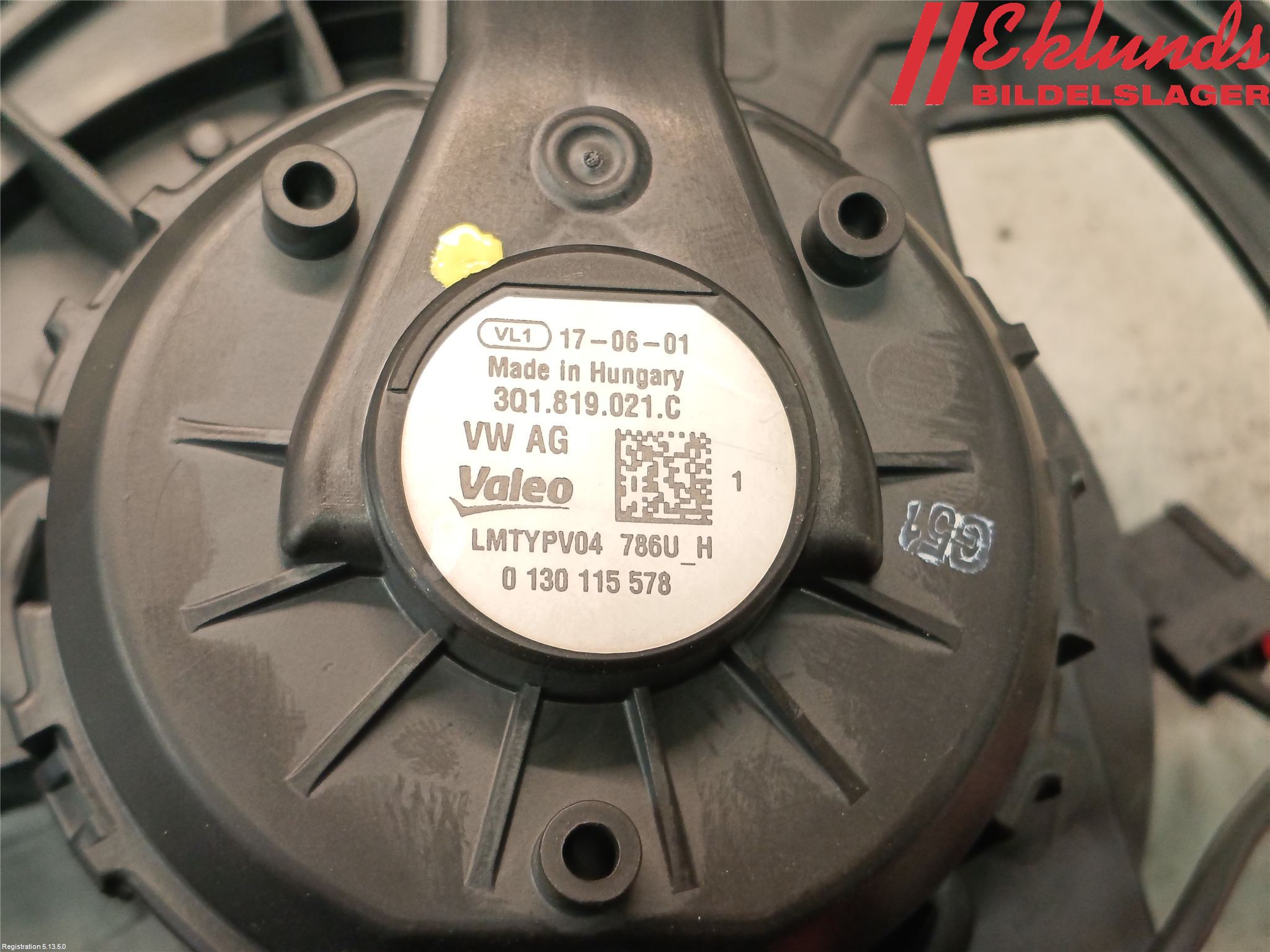 Volkswagen VW PASSAT 15-19 Ac Värmefläkt