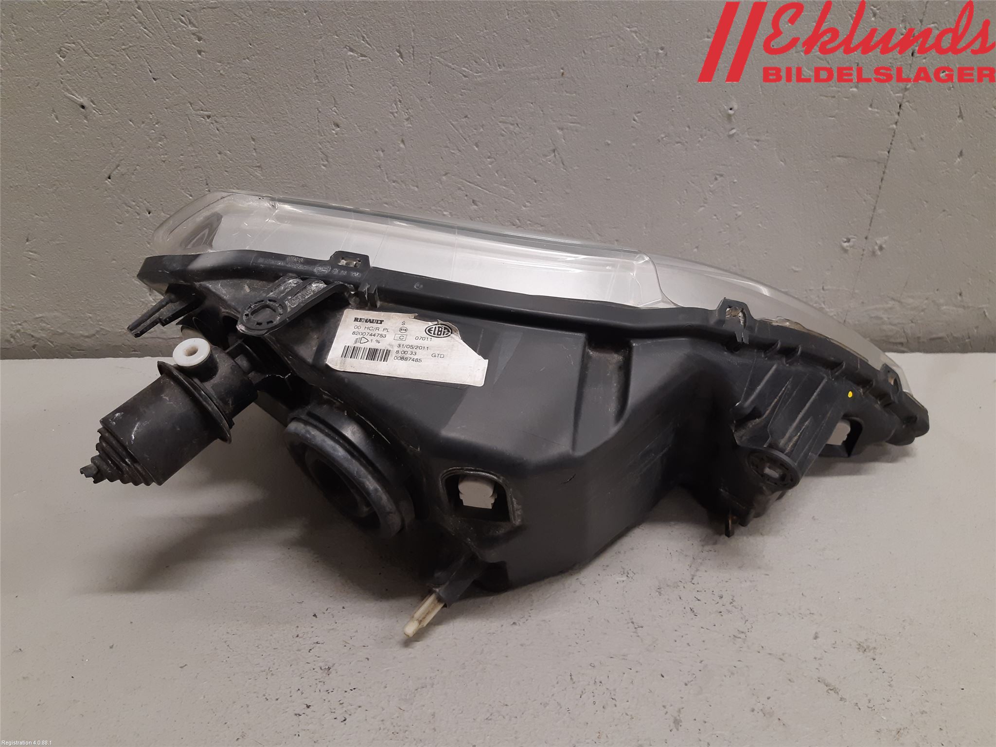 Dacia LOGAN MCV/STEPWAY Strålkastare Vänster