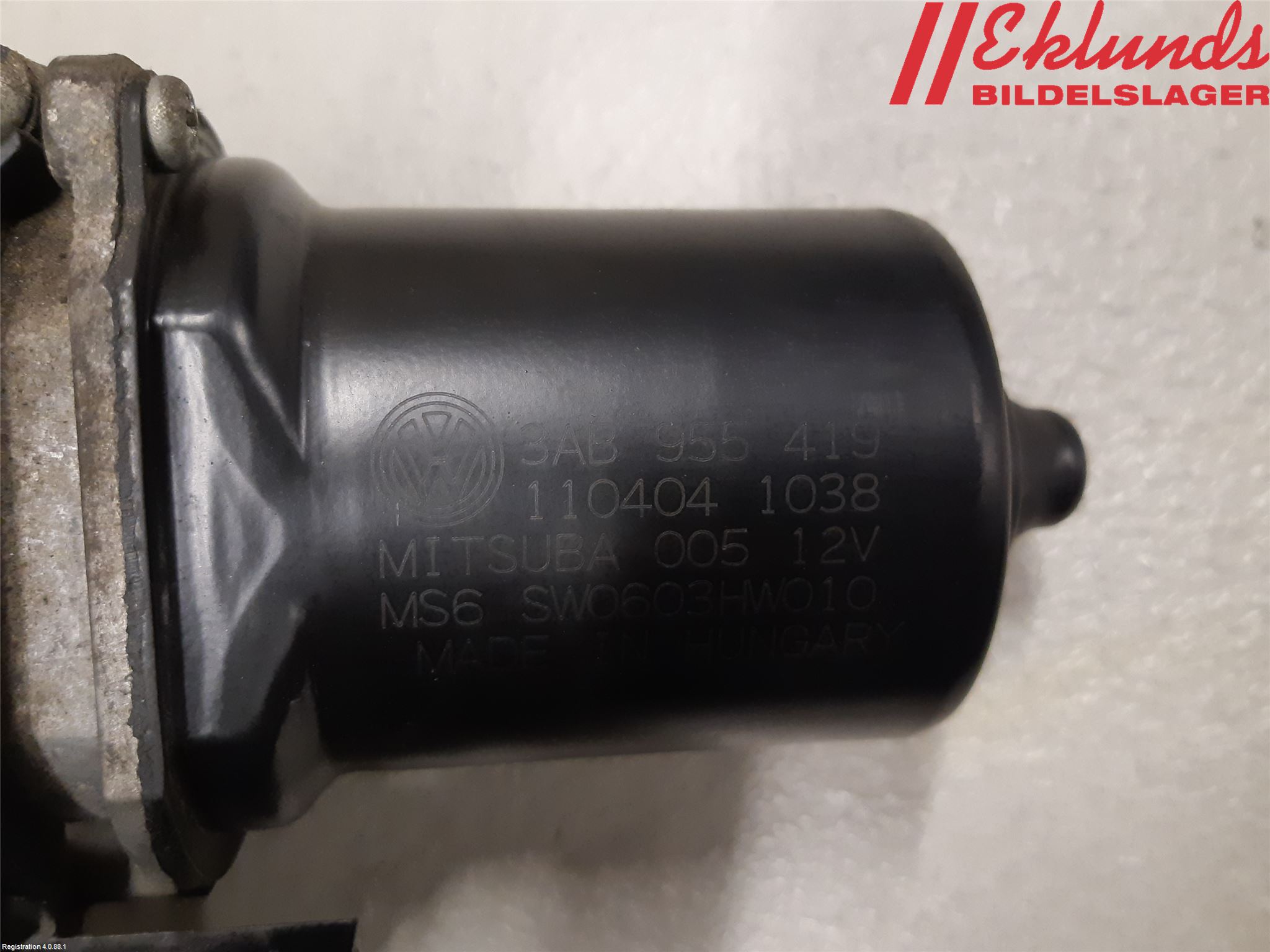 Volkswagen VW PASSAT 11-14 Torkarmotor Vindruta