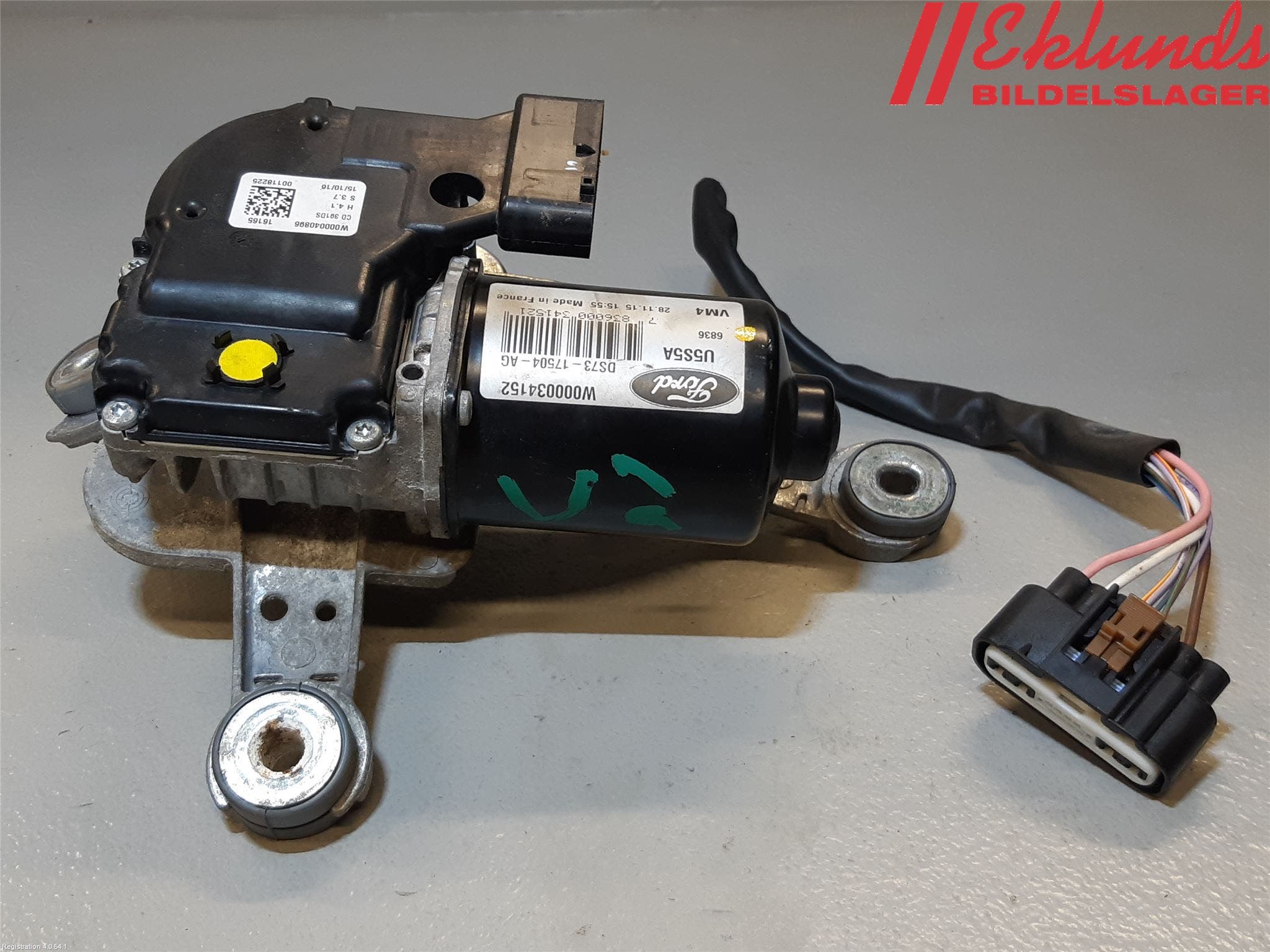 Ford MONDEO 15-22 Torkarmotor Vindruta