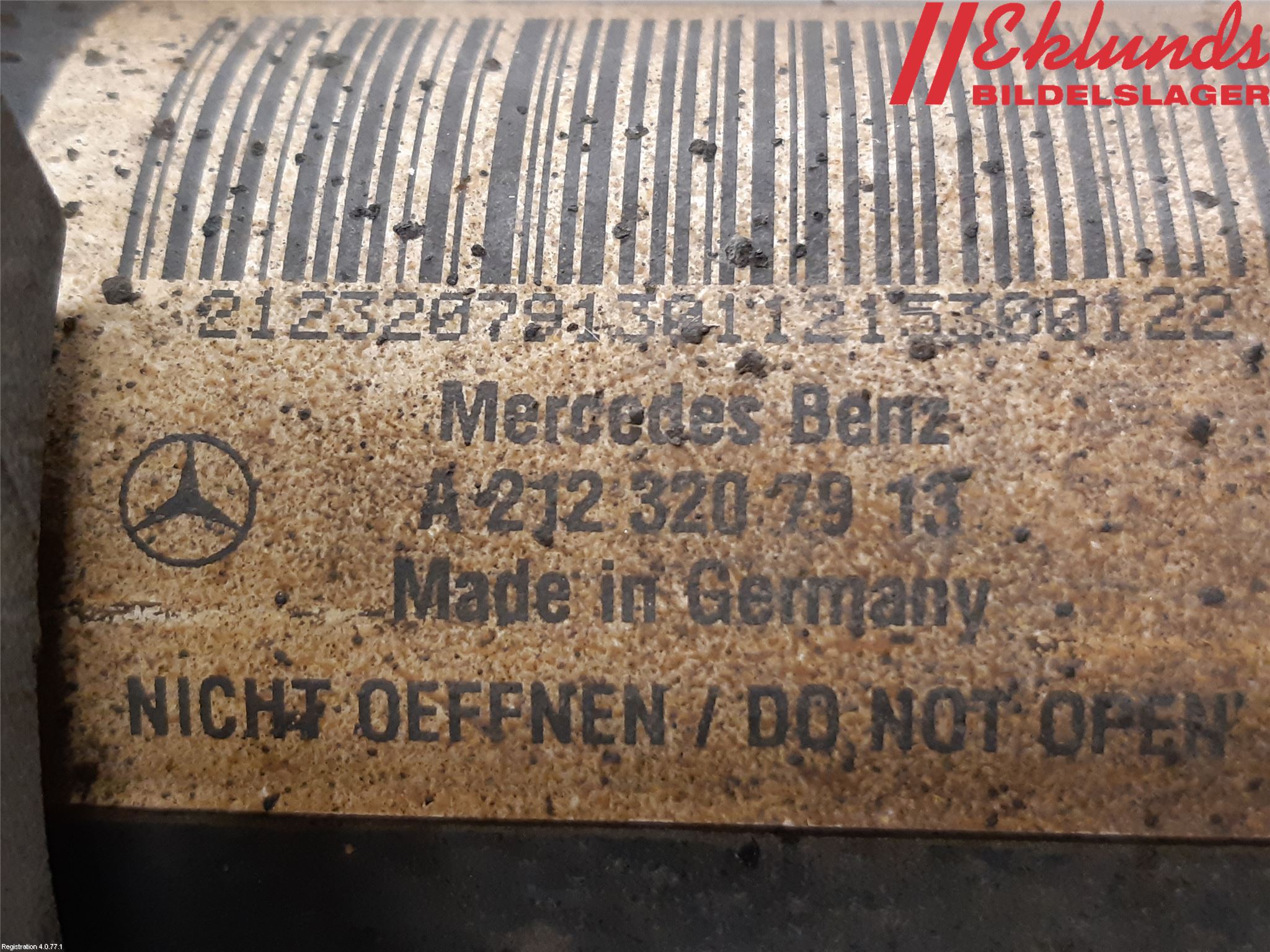 Mercedes-Benz MB E-KLASS (W212) 09-16 Fjäderben Fram Höger