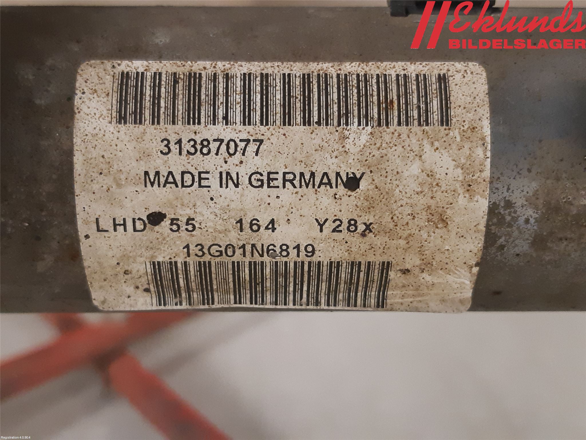 Volvo V70 14-16 Styrväxel Servo -Snäcka