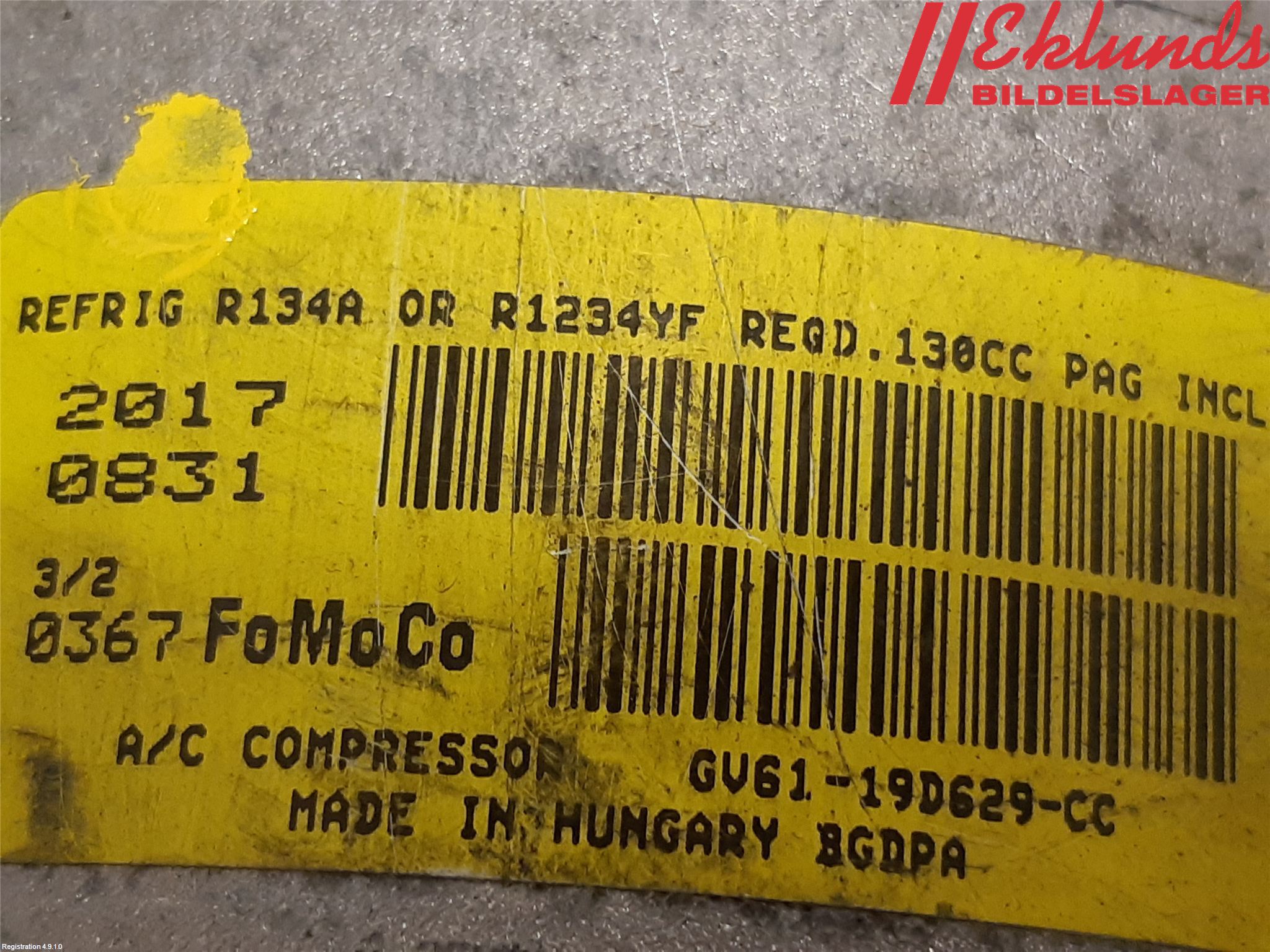 Ford KUGA 17-19 Ac Kompressor