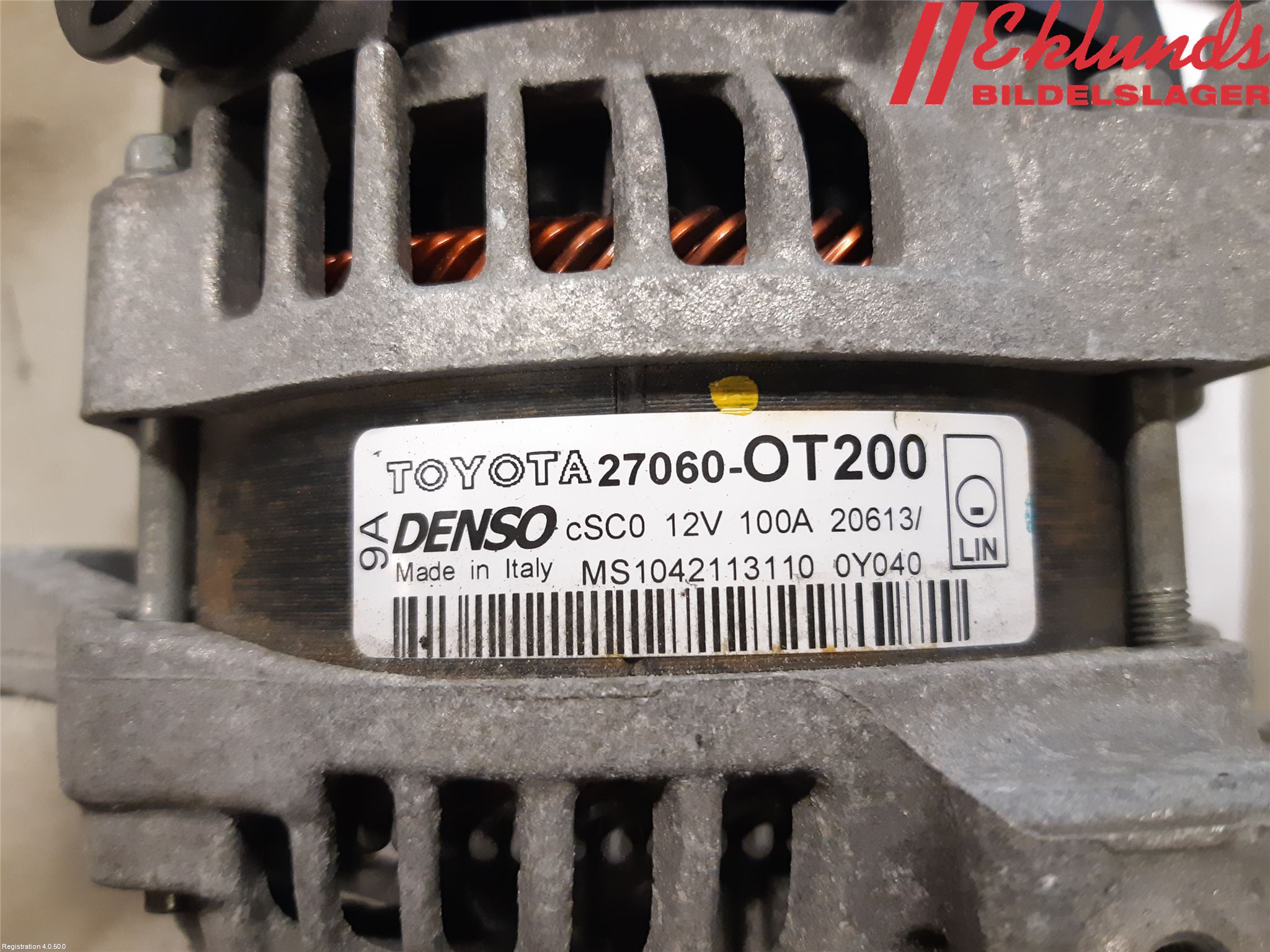 Toyota AURIS 13-19 Generator