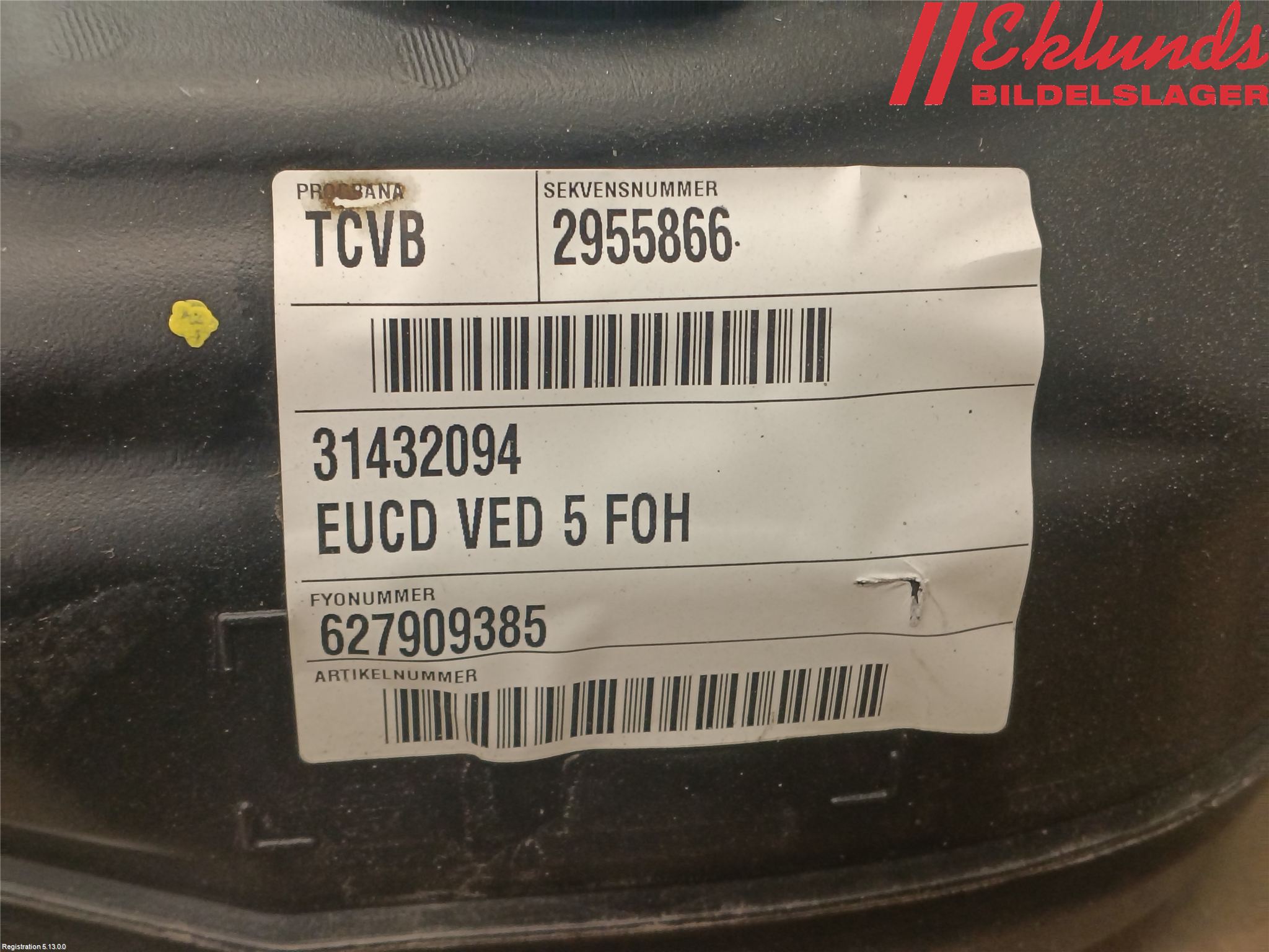 Volvo V70 14-16 Bränsletank Diesel