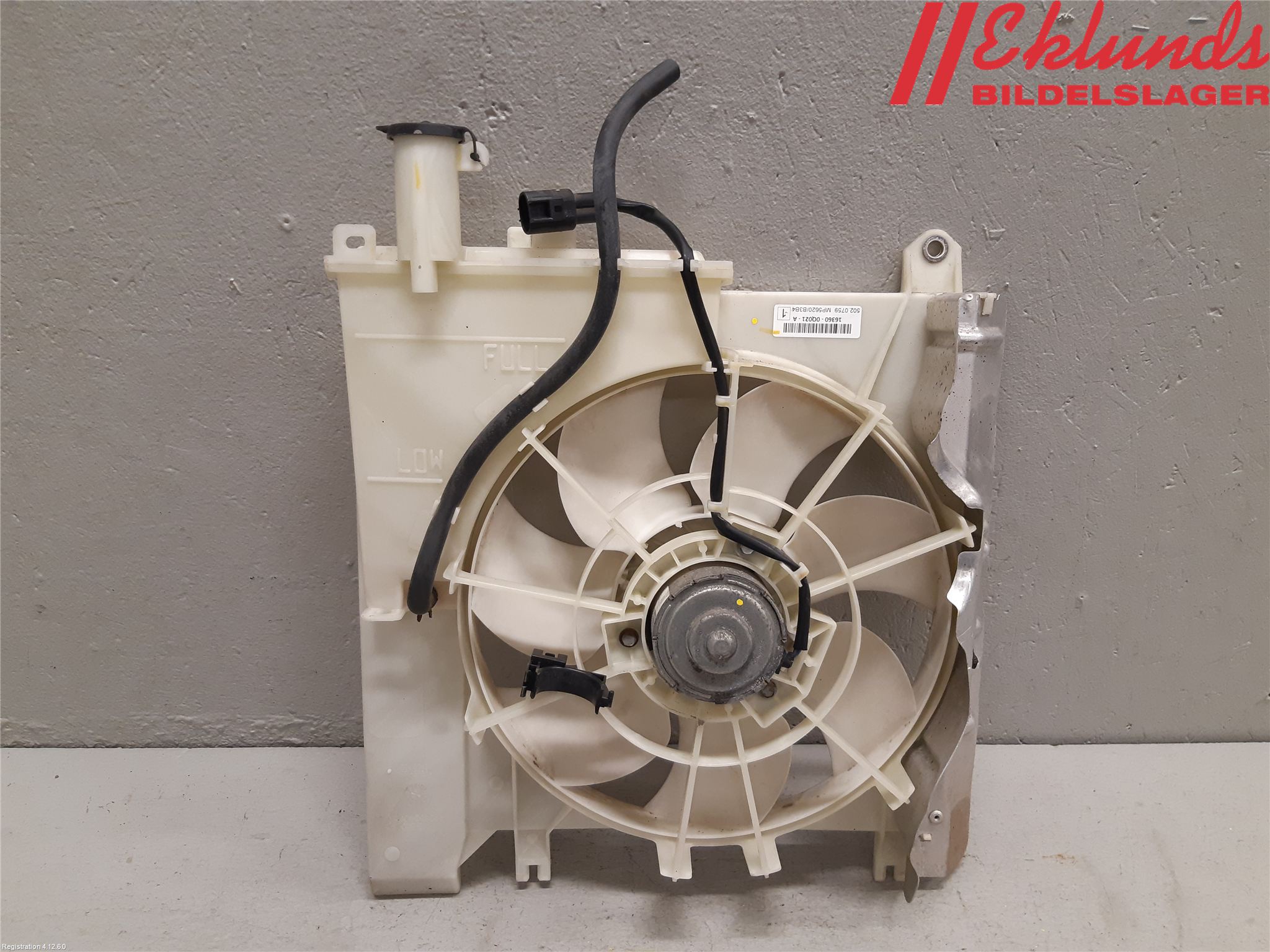 Toyota AYGO 15-21 Kylfläkt El