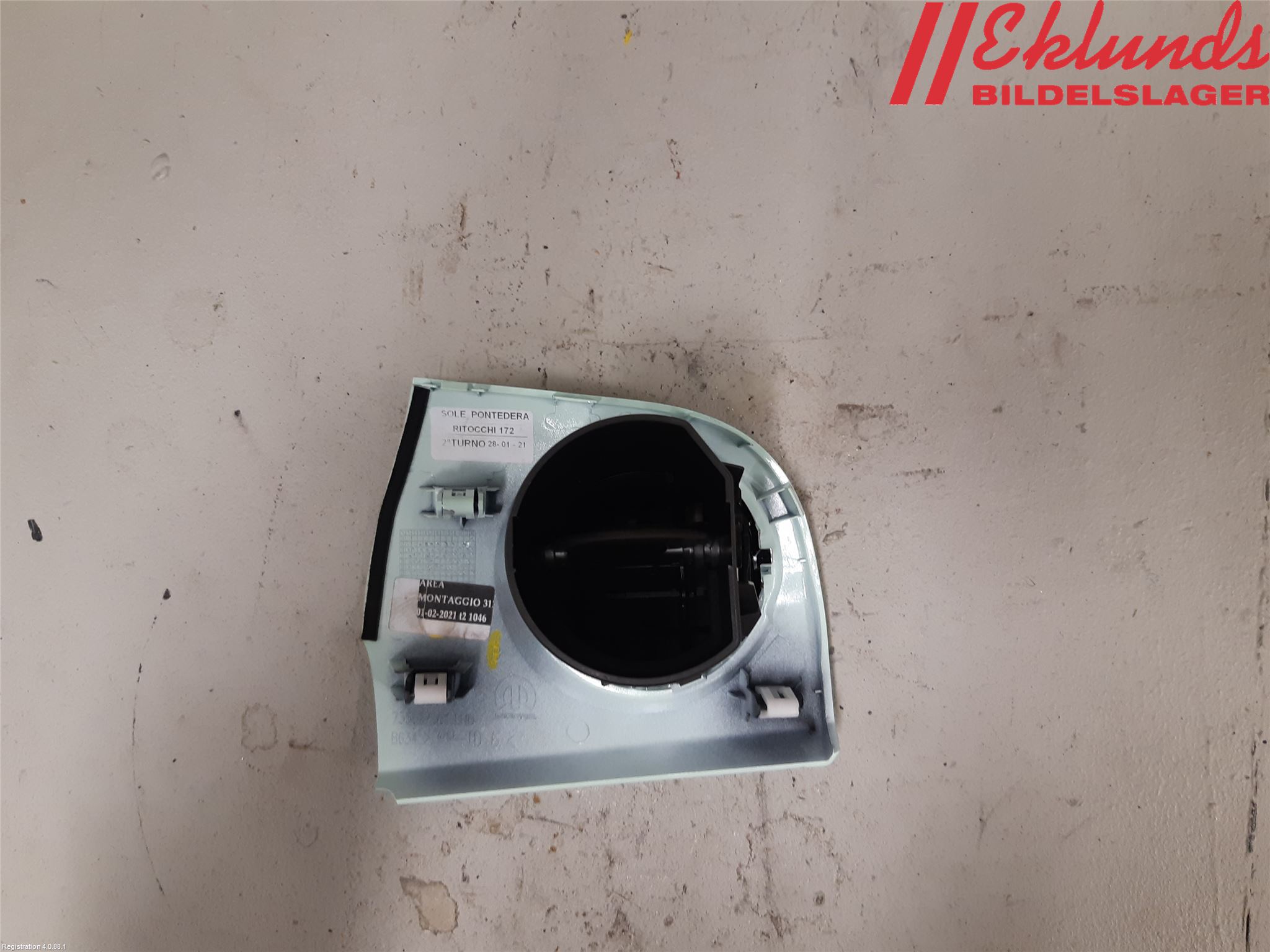 Fiat 500e 20- Defrosterkanal-Munstycke