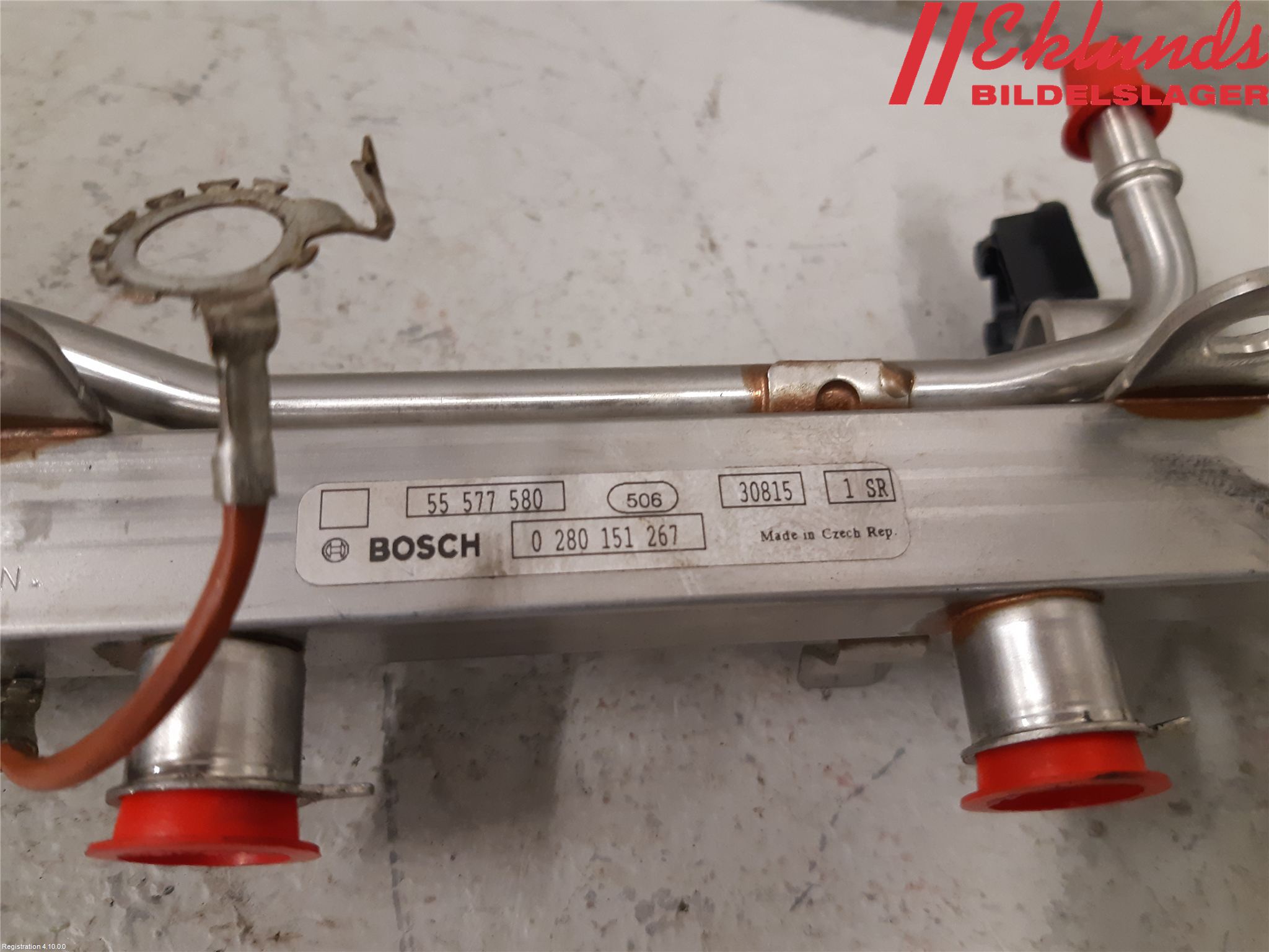 Opel ASTRA J 10-15 Inj. Fuelrail
