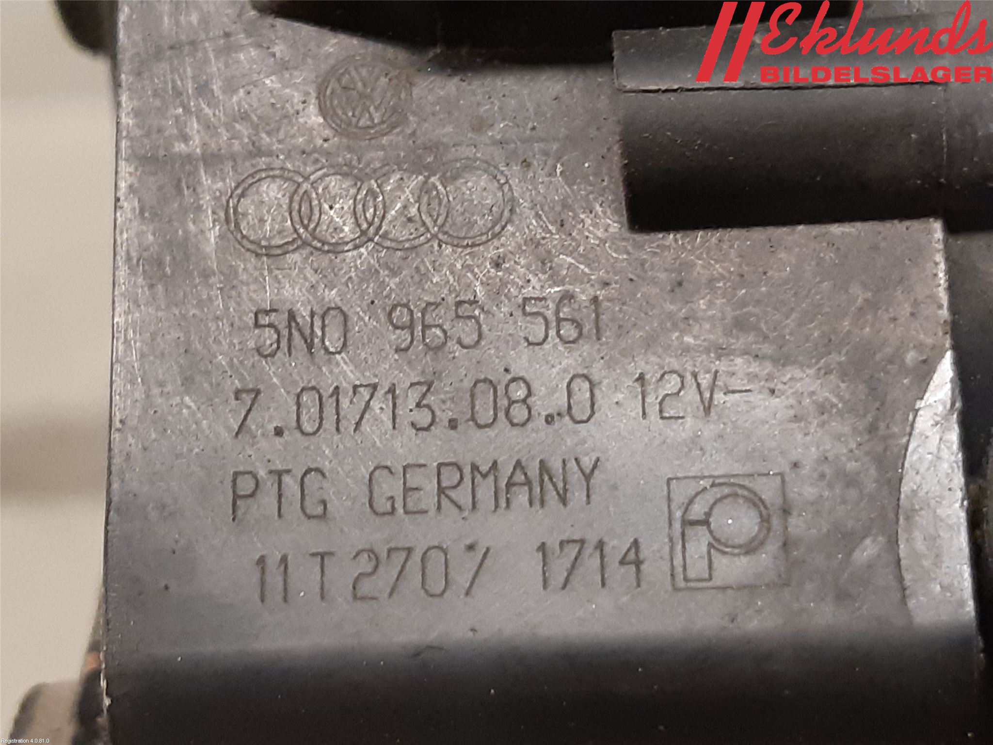 Volkswagen VW PASSAT 11-14 Värme Cirkulationspump